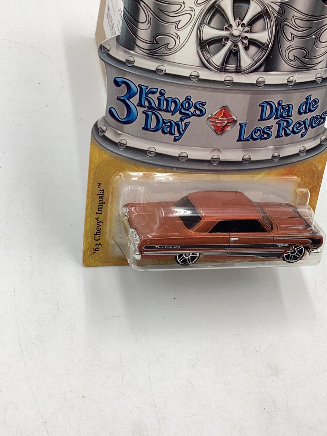 Hot Wheels 3 Kings Day 63 Chevy Impala with protector