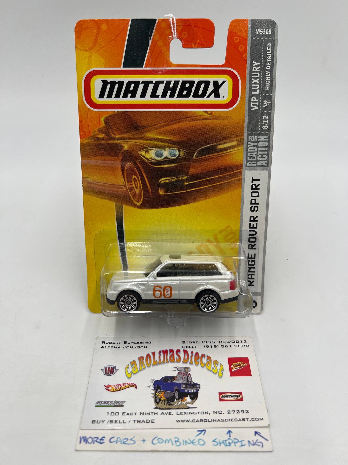 Matchbox VIP Luxury #40 Range Rover Sport White 217D