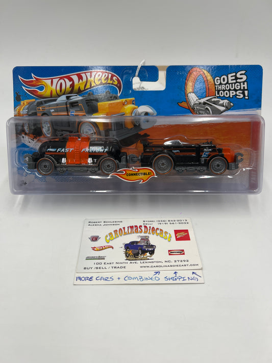 2011 Hot Wheels Rapid Transit Trains Fast Freight Black 116A