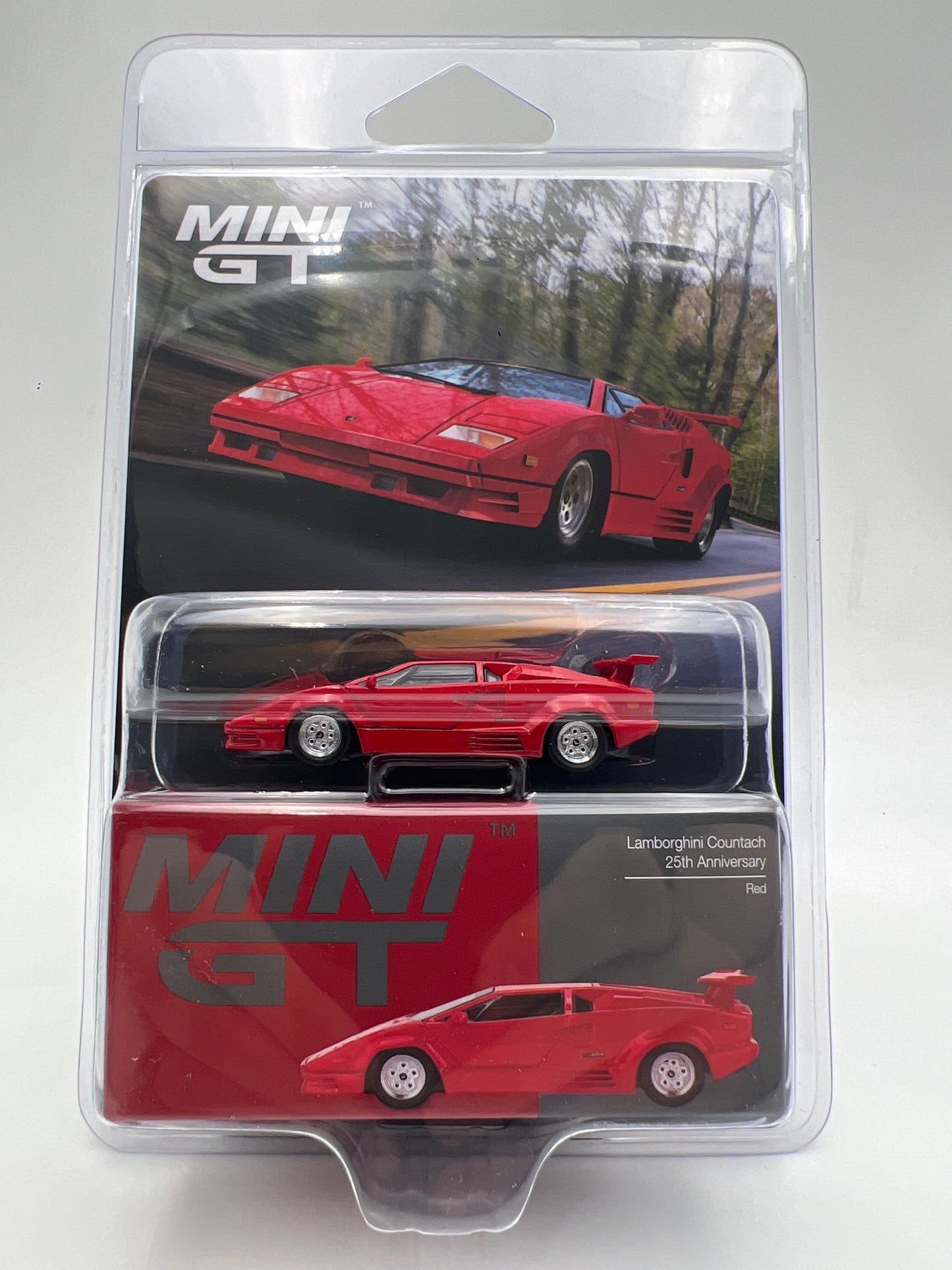 Mini GT #1192 Lamborghini Countach 25th Anniversary Red