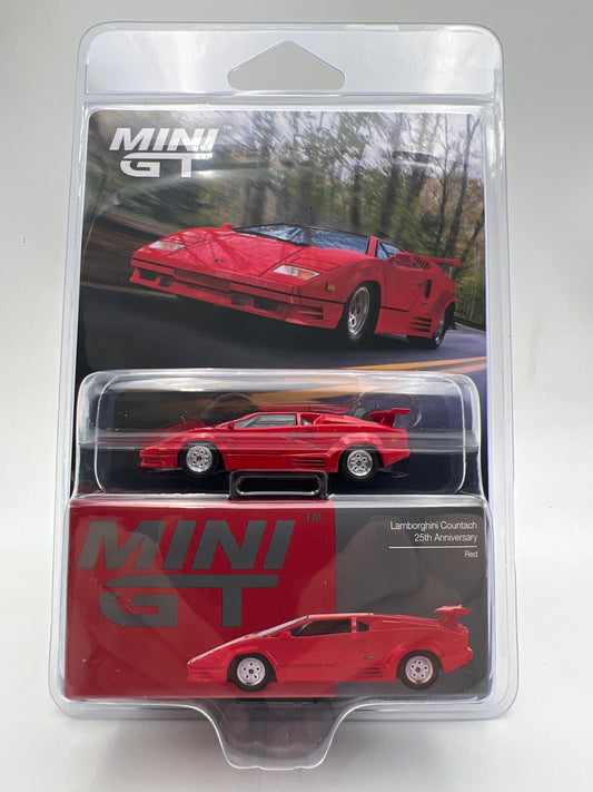 Mini GT #1192 Lamborghini Countach 25th Anniversary Red