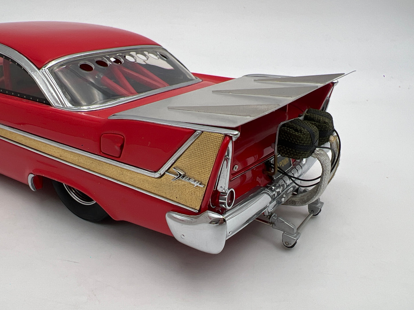 Danbury Mint 1/24 Scale 1958 Plymouth Fury Pro Street Red W/Box VHTF