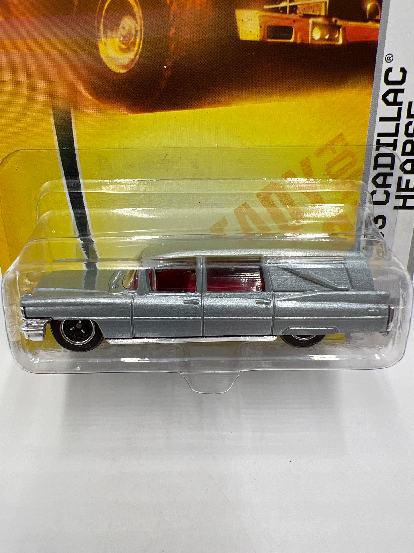 Matchbox City Action #55 63 Cadillac Hearse Silver 206C