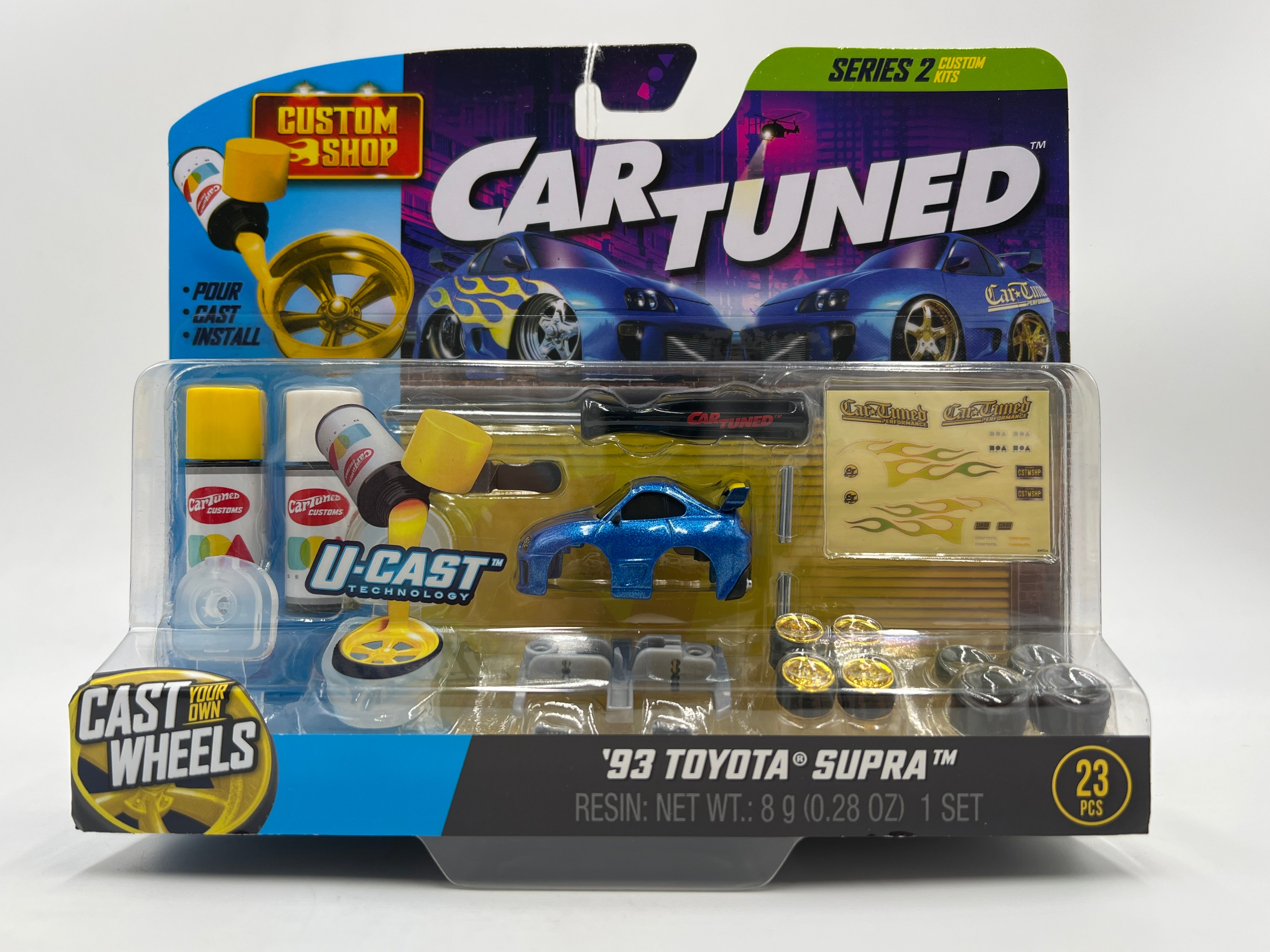 2025 Car Tuned Series 2 Custom Shop Castworks 93 Toyota Supra Blue