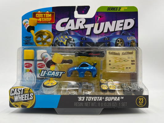 2025 Car Tuned Series 2 Custom Shop Castworks 93 Toyota Supra Blue 180i