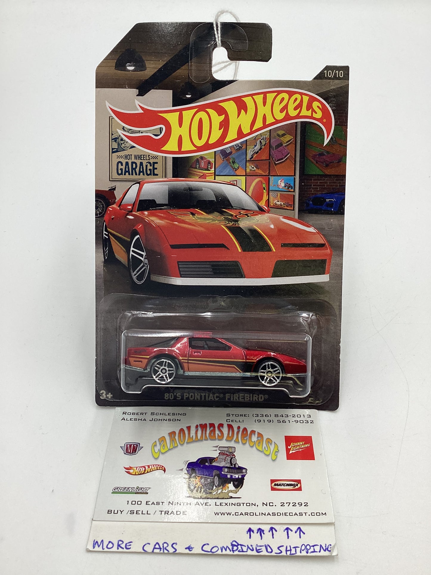 Hot Wheels Walmart Exclusive Hot Wheels Garage #10 80’s Pontiac Firebird Red