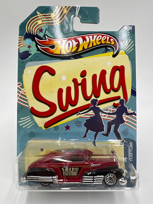 Hot Wheels Jukebox Swing #6 47 Chevy Fleetline Red 165F