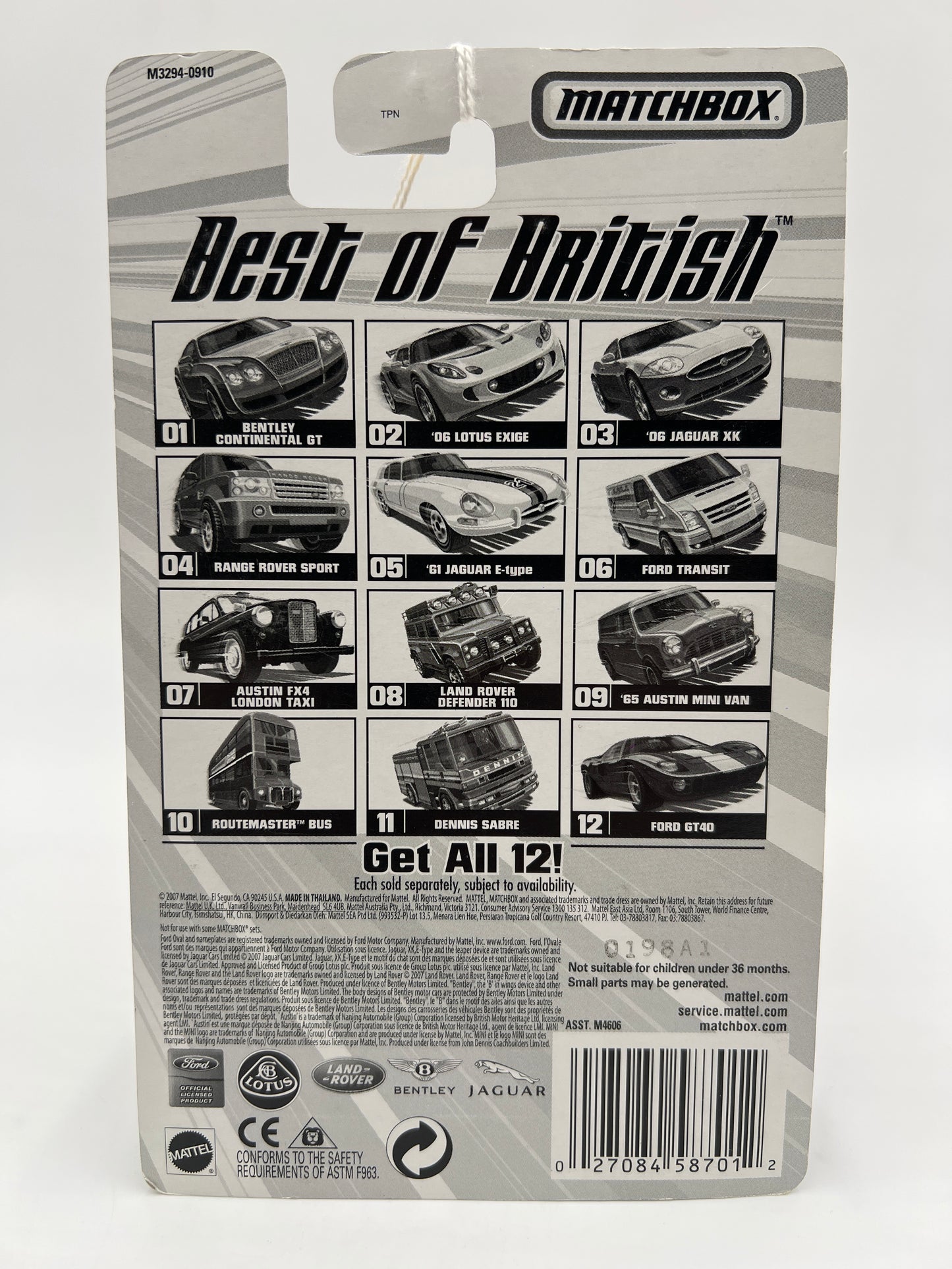 Matchbox Best Of British #4 Range Rover Sport Red SR