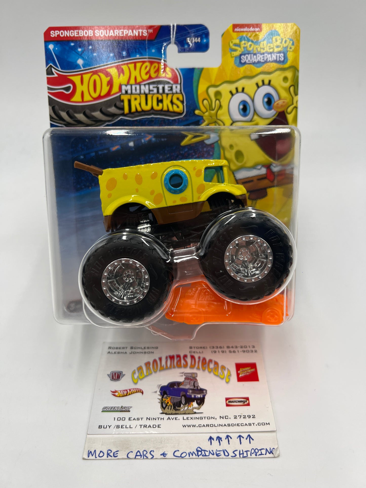 2025 Hot Wheels Monster Trucks SpongeBob SquarePants 127A