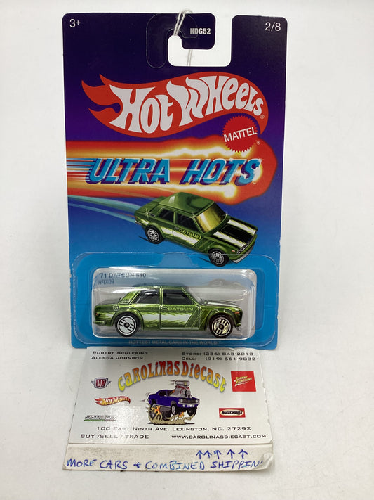 2024 Hot wheels Target Ultra Hots #2 71 Datsun 510 Green 155A