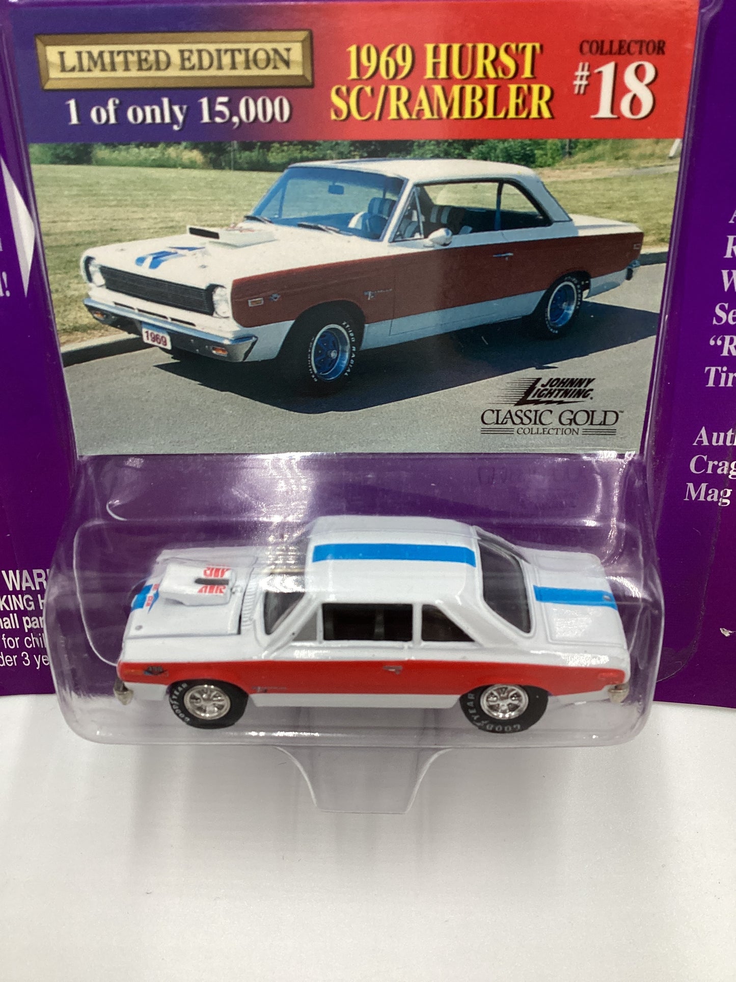 JOHNNY LIGHTNING CLASSIC GOLD Collection #12 1969 Hurst SC/Rambler 228F