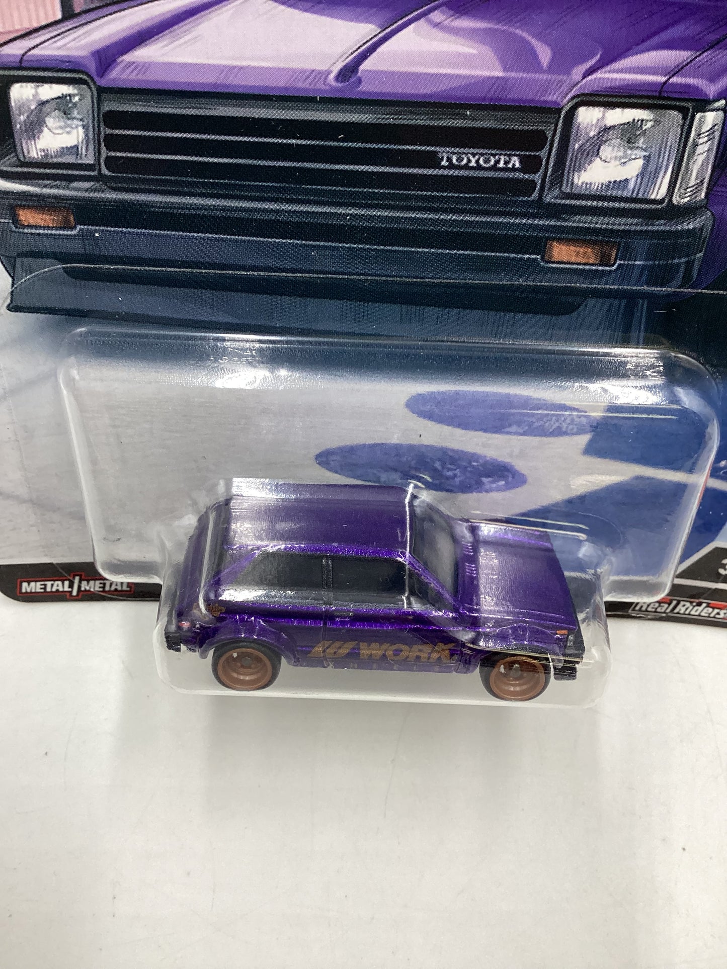 Hot wheels Ronin Run 3/5 81 Toyota Starlet KP61 254B