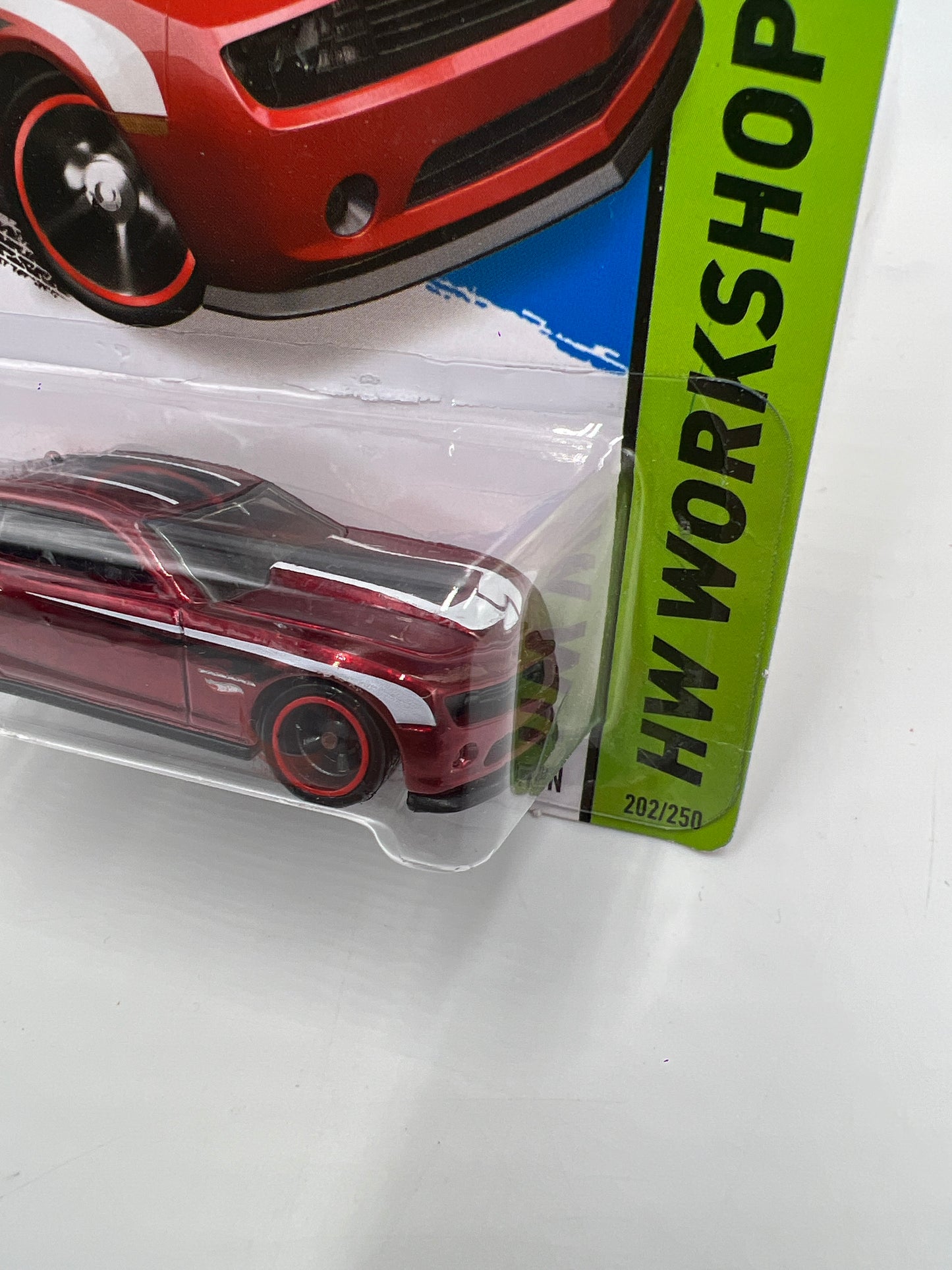 2014 Hot Wheels Super Treasure Hunt #202 2013 Hot Wheels Chevy Camaro Special Edition Red W/ Protector