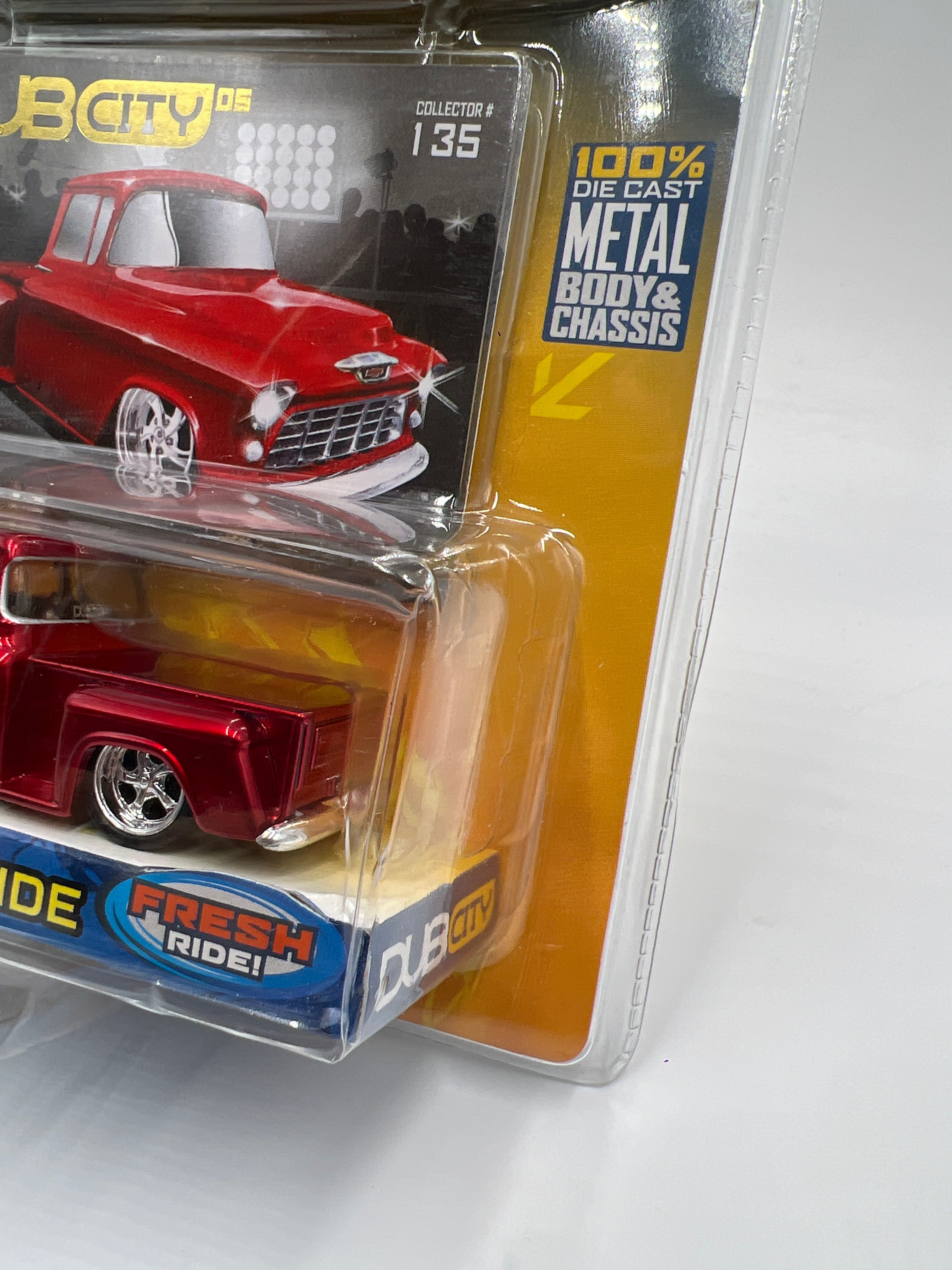 Jada Toys Dub City Old Skool Wave 13 #135 56 Chevy Stepside Red