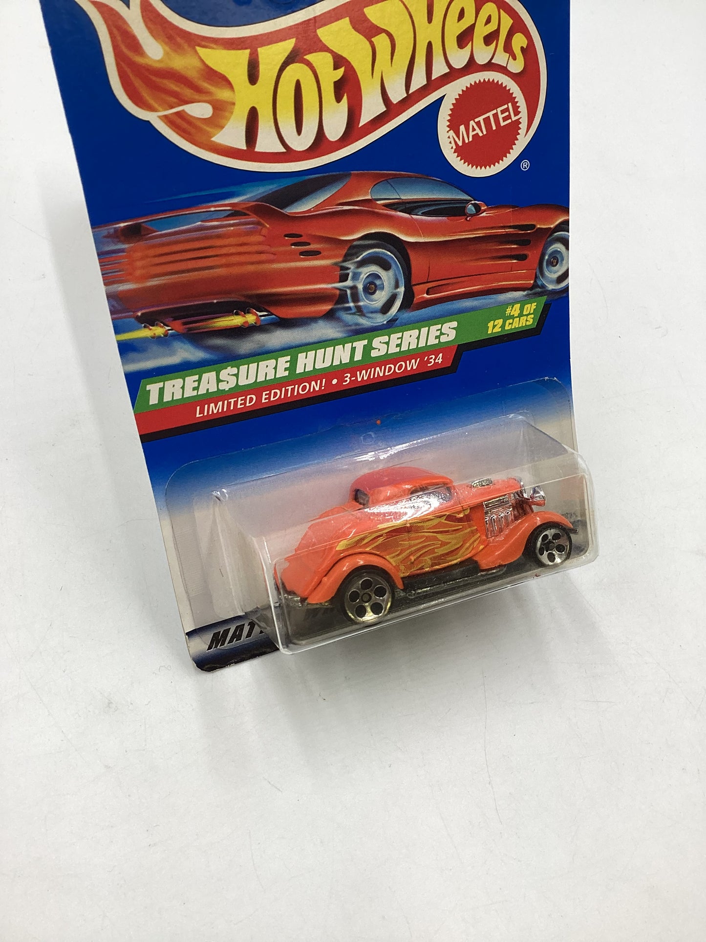 1998 Hot Wheels Treasure Hunt 4/12 3-Window 34 #752 277O