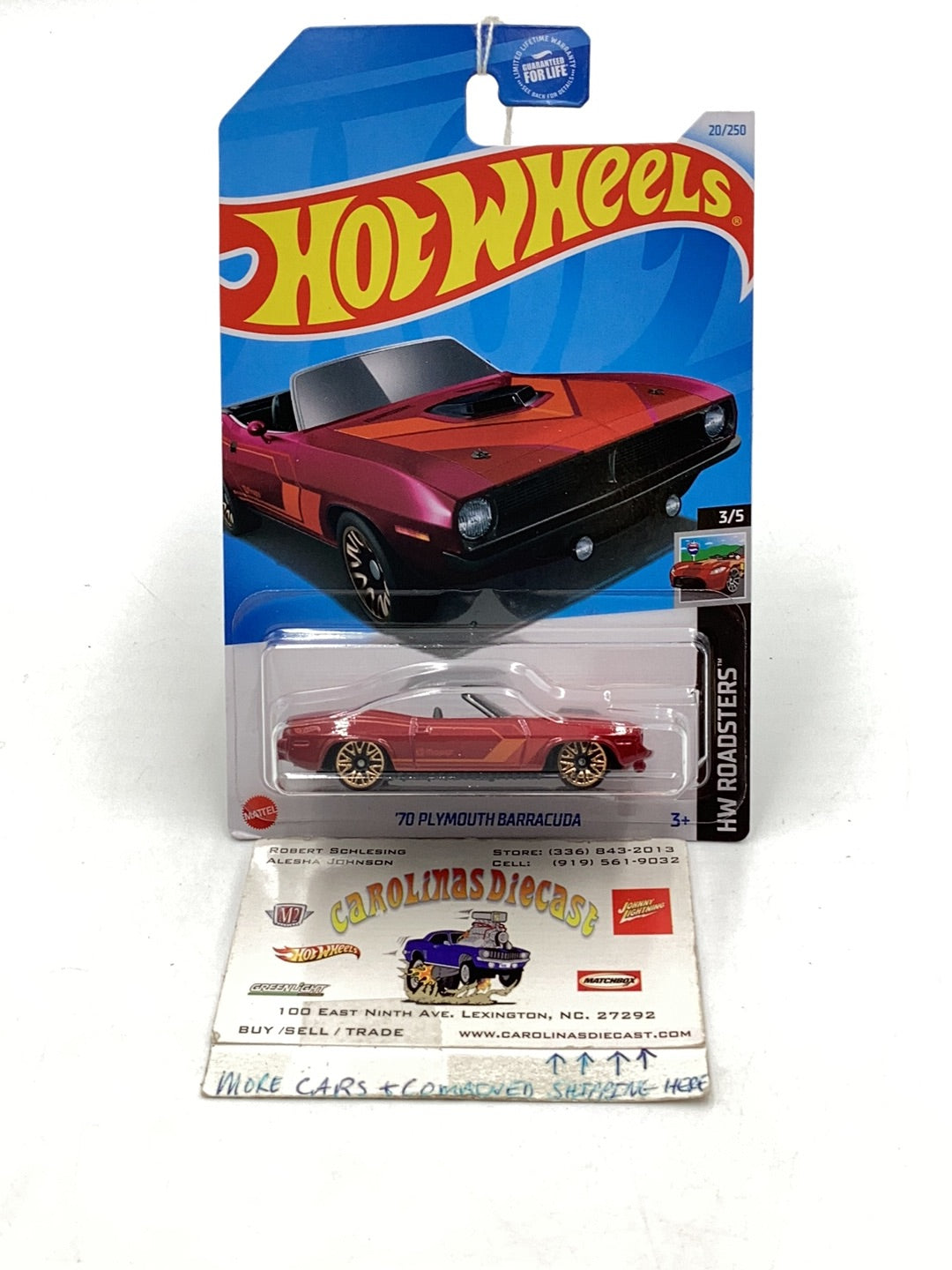 Hot Wheels 2024 F Case #20 70 Plymouth Barracuda 51A