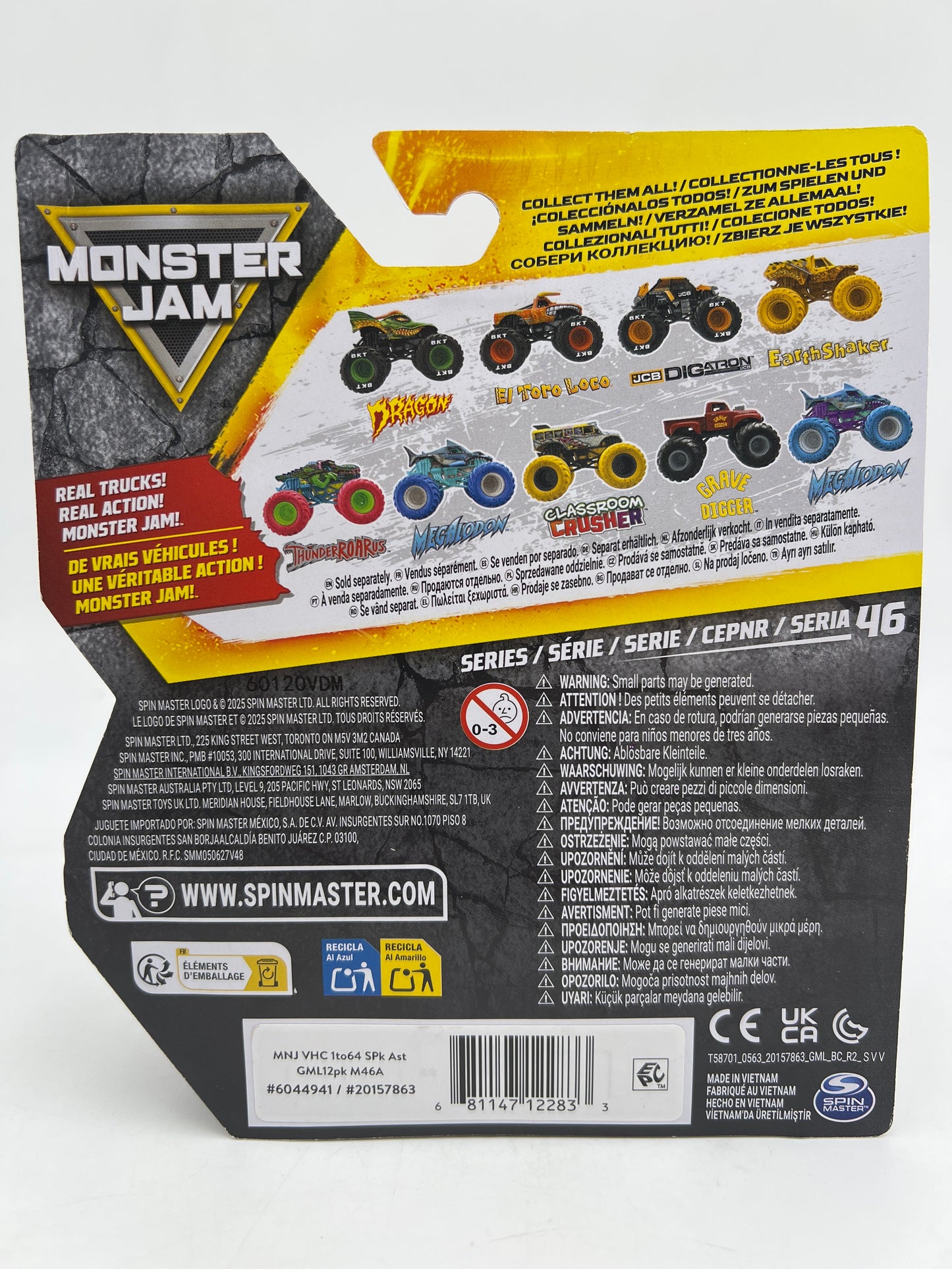 Monster Jam Series 46 Monsterized Speed Jam 124D