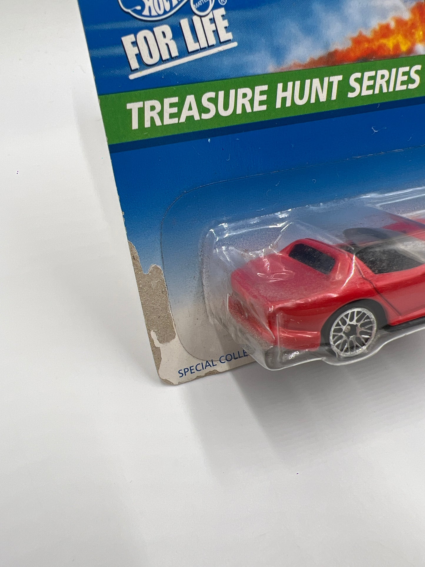 1996 Hot Wheels Treasure Hunt #433 Dodge Viper RT/10 Red Bad Card 282E