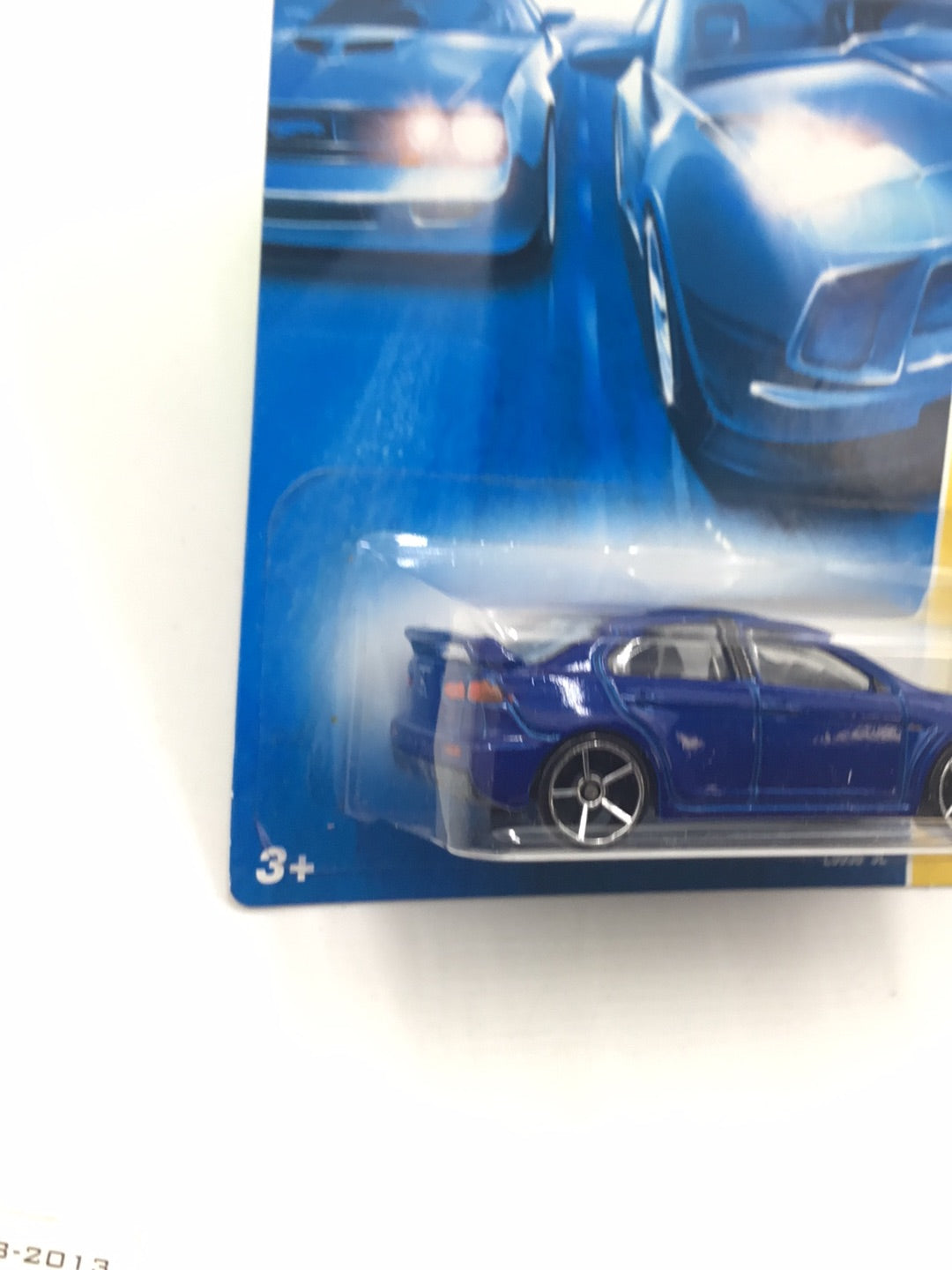 2008 Hot wheels #23 2008 Lancer Evolution Blue