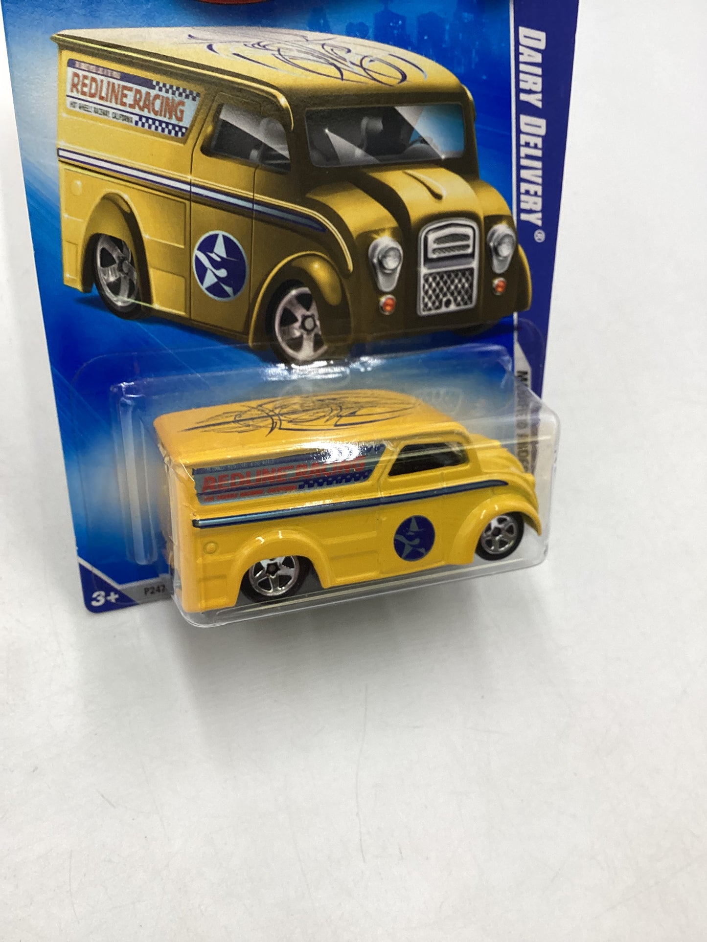 2009 Hot Wheels #158 Dairy Delivery Yellow 54C