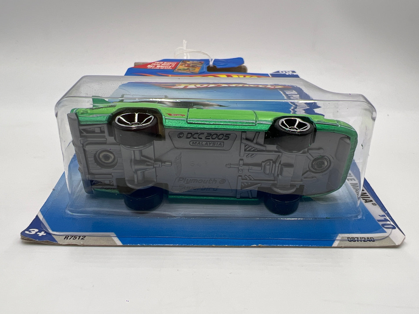 2010 Hot Wheels Muscle Mania #87 70 Plymouth Superbird Green 56B
