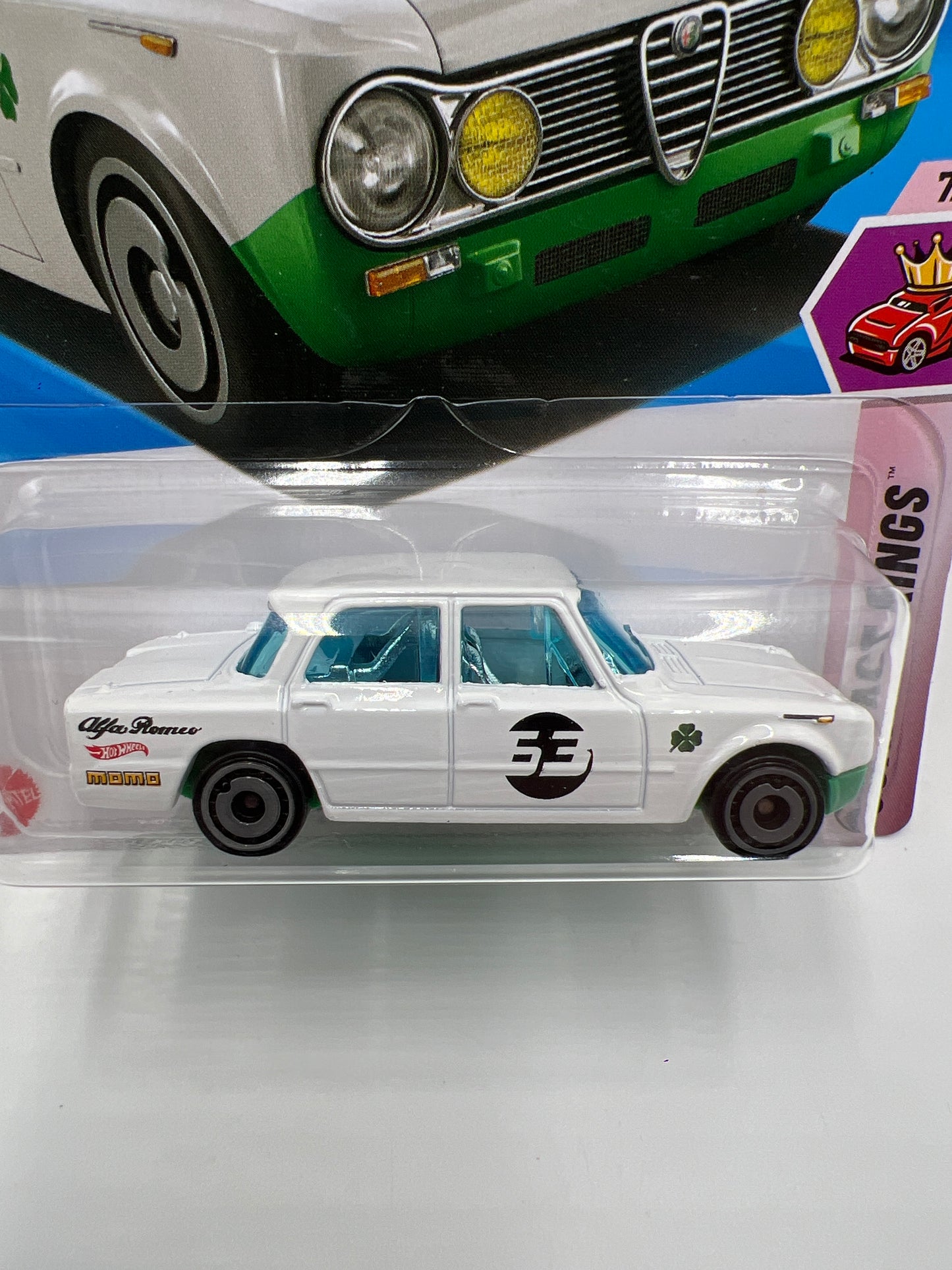 2026 Hot Wheels A Case Compact Kings #195 Alfa Romeo Giulia TI Super White 68F