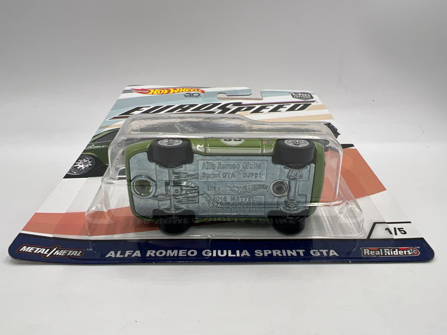 Hot Wheels Premium Euro Speed #1 Alfa Romeo Giulia Sprint GTA Green 252i