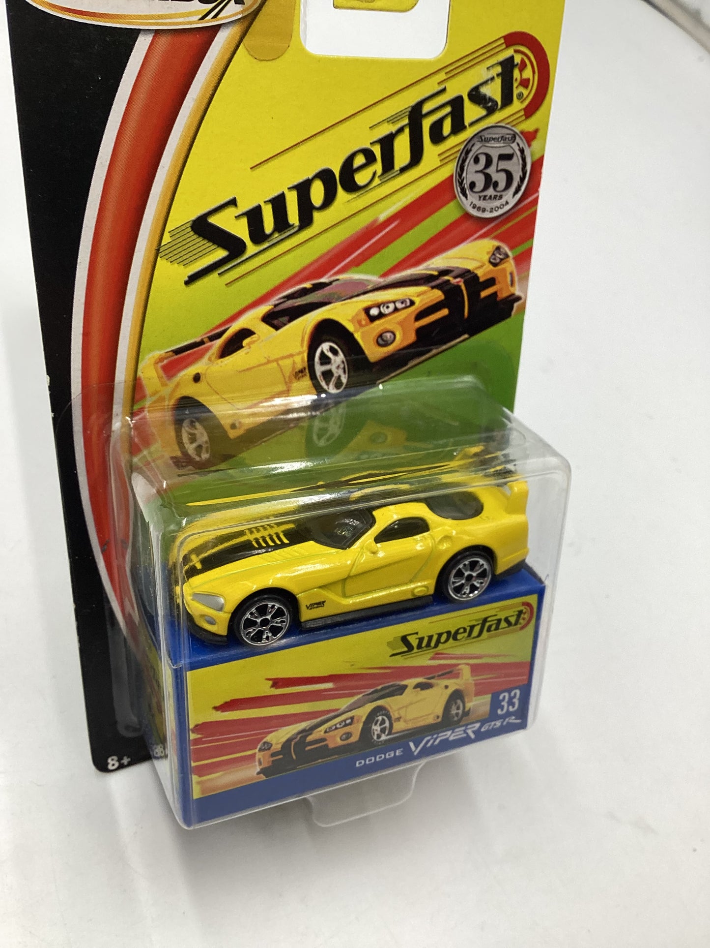 Matchbox Superfast #33 Dodge Viper GTSR Yellow 170G