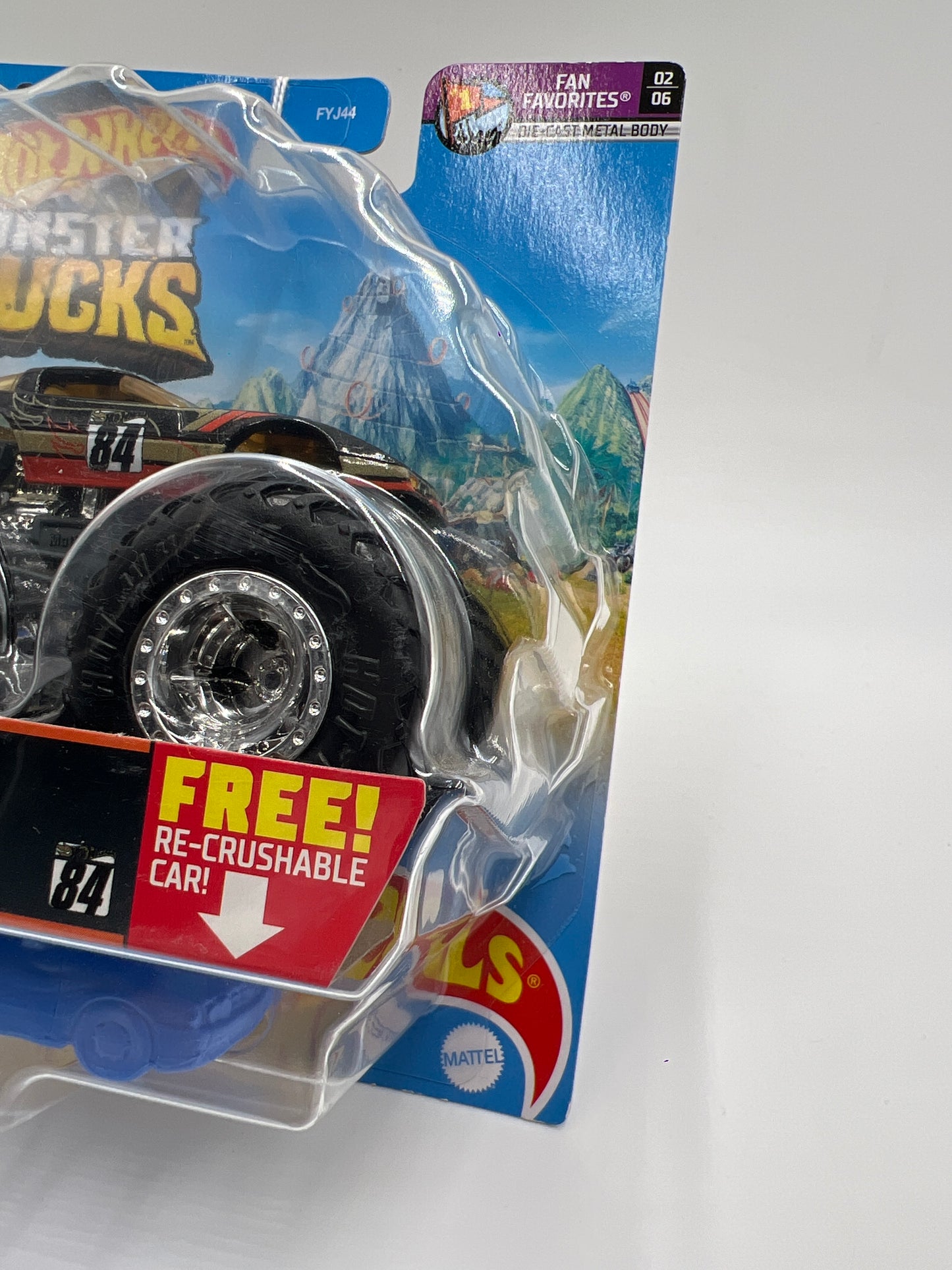 2021 Hot Wheels Monster Trucks Fan Favorites #3 Corvette 135H