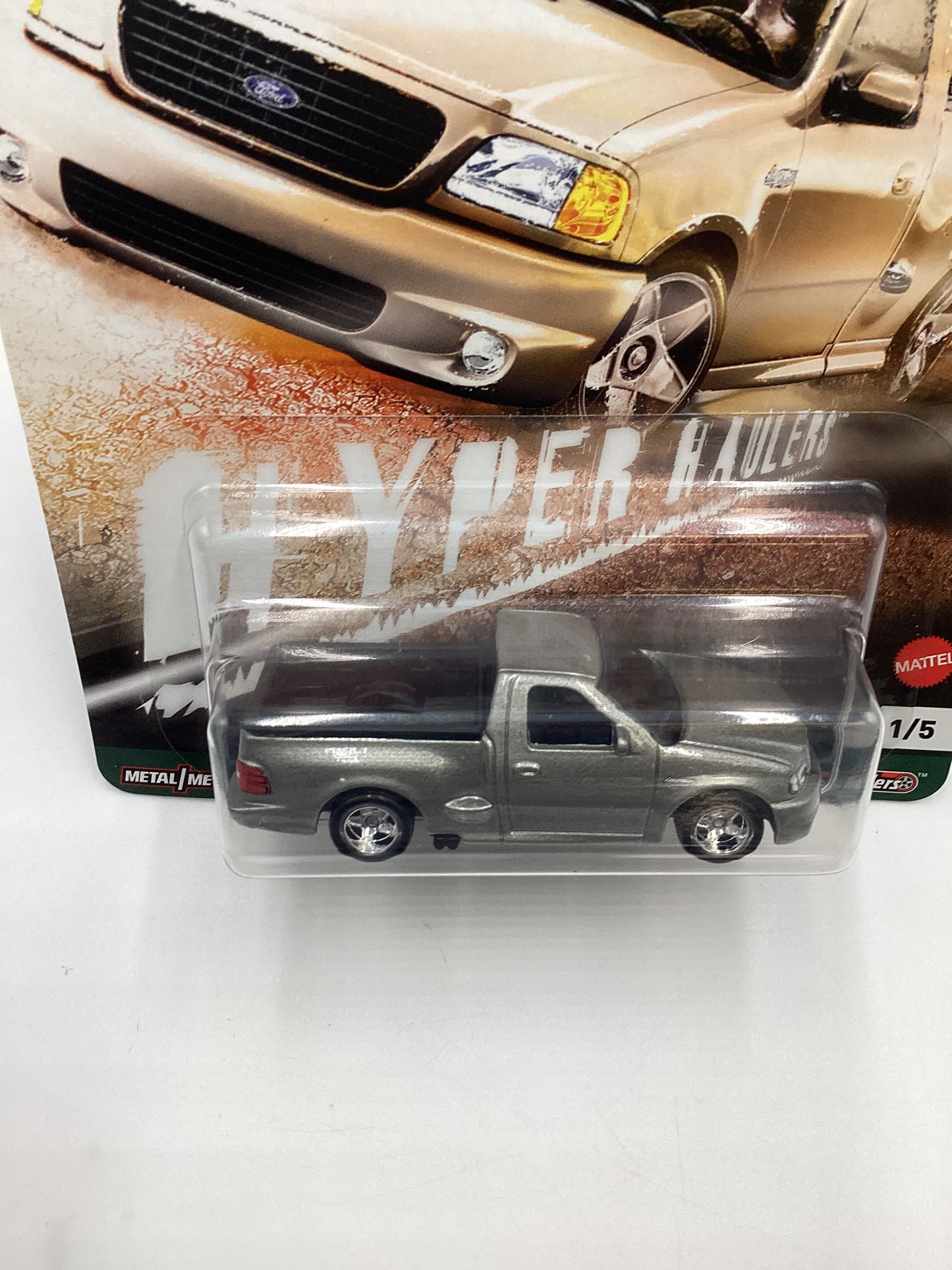 Hot Wheels Hyper Haulers #1 99 Ford F-150 SVT Lightning Silver 246L