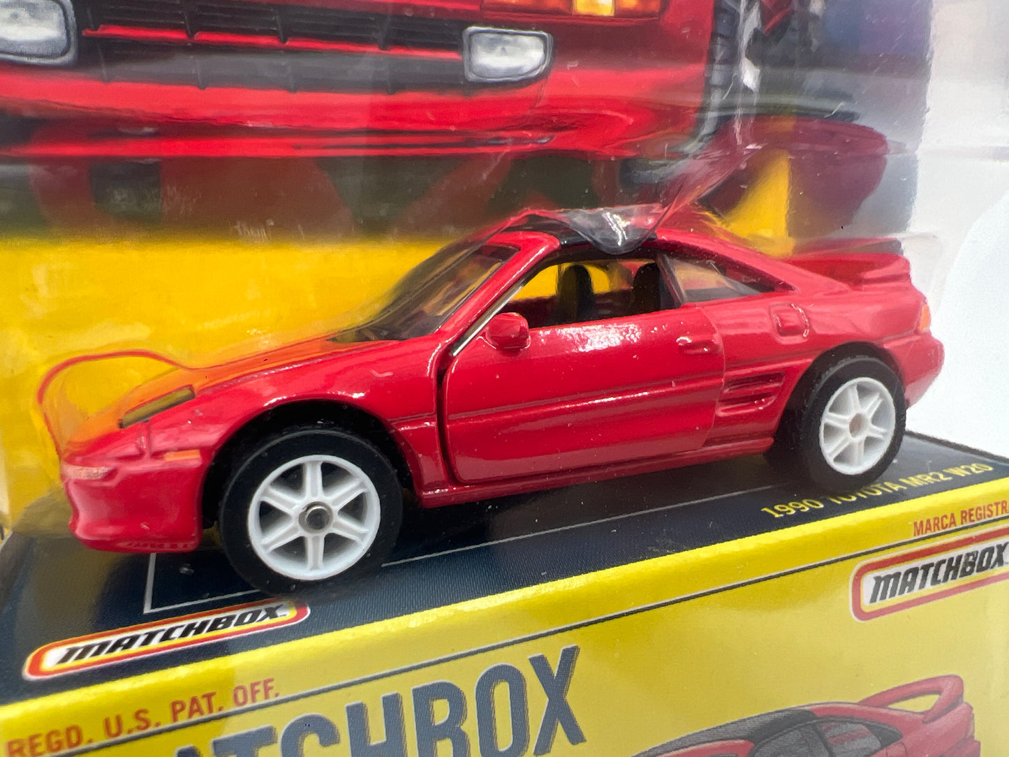 Matchbox Collectors #10 1990 Toyota MR2 W20 Red LHD/LD