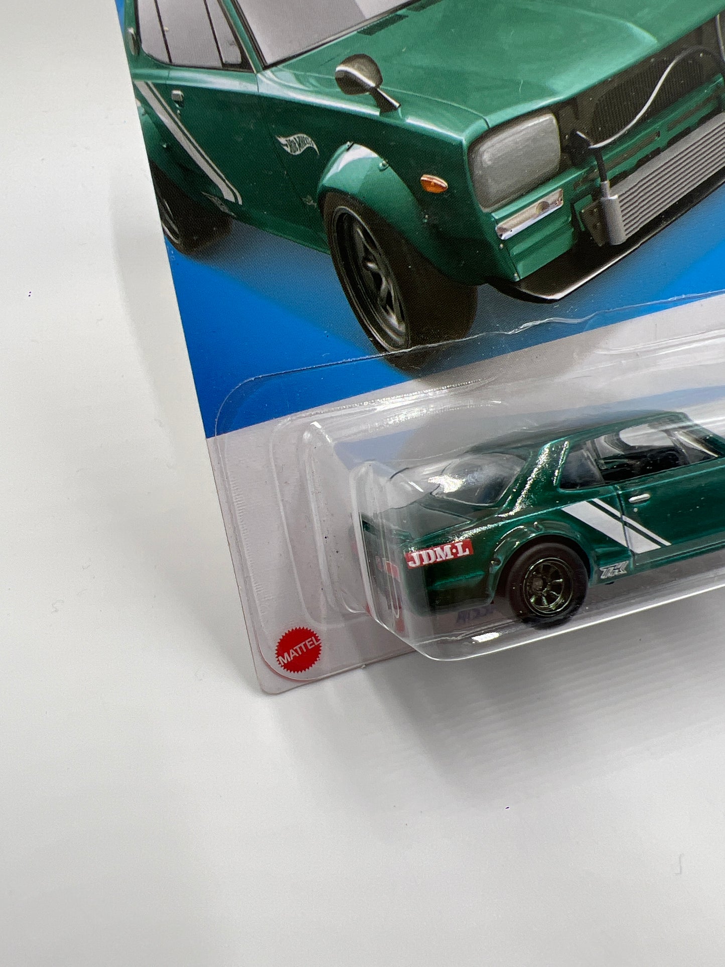 2022 Hot Wheels Super Treasure Hunt #187 Nissan Skyline HT 2000GT-X Green W/Protector