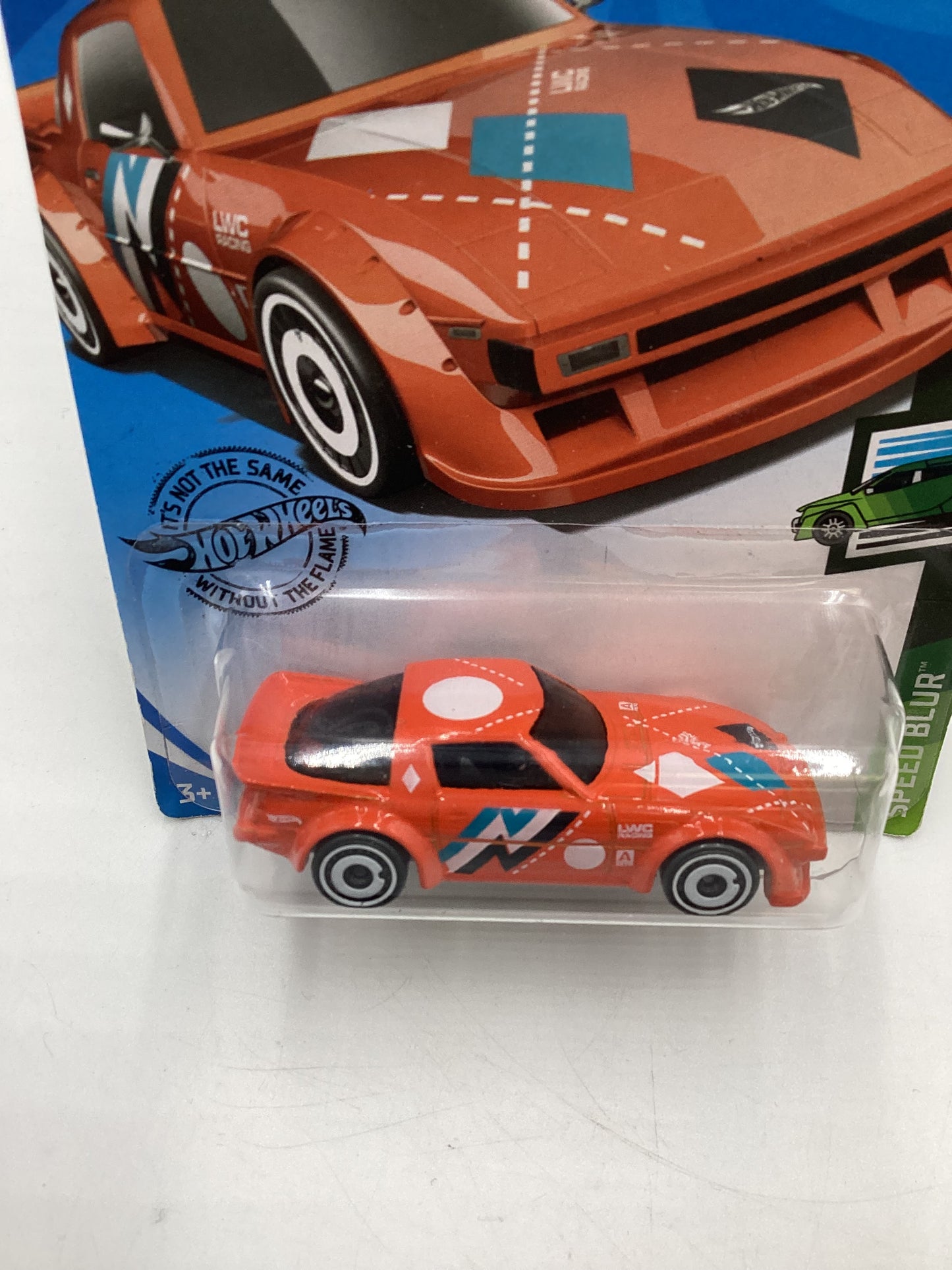 2020 Hot wheels Speed Blur #130 Mazda RX-7 Orange 86D