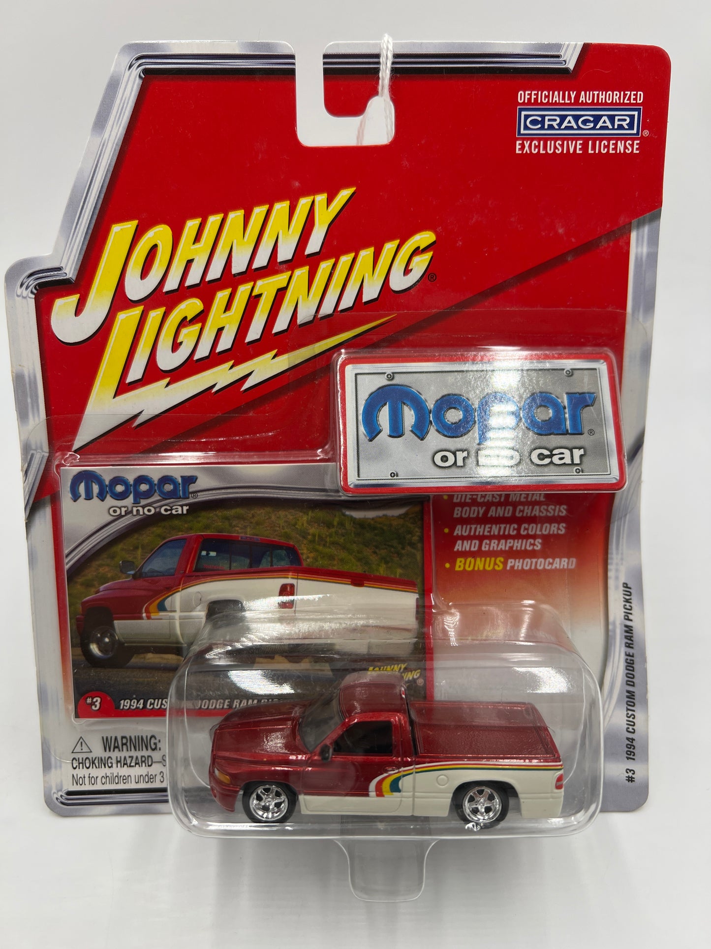 Johnny Lightning Mopar Or No Car #3 1994 Custom Dodge Ram Pickup
