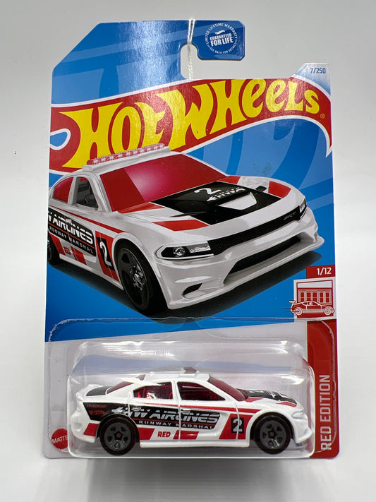 2024 Hot Wheels Target Exclusive Red Edition #7 15 Dodge Charger SRT White 147A