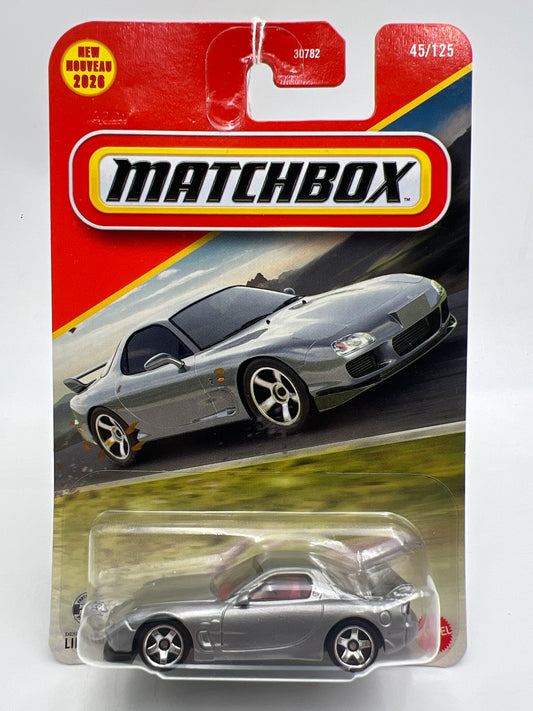 2026 Matchbox #45 2002 Mazda RX-7 Spirit R Silver 215F