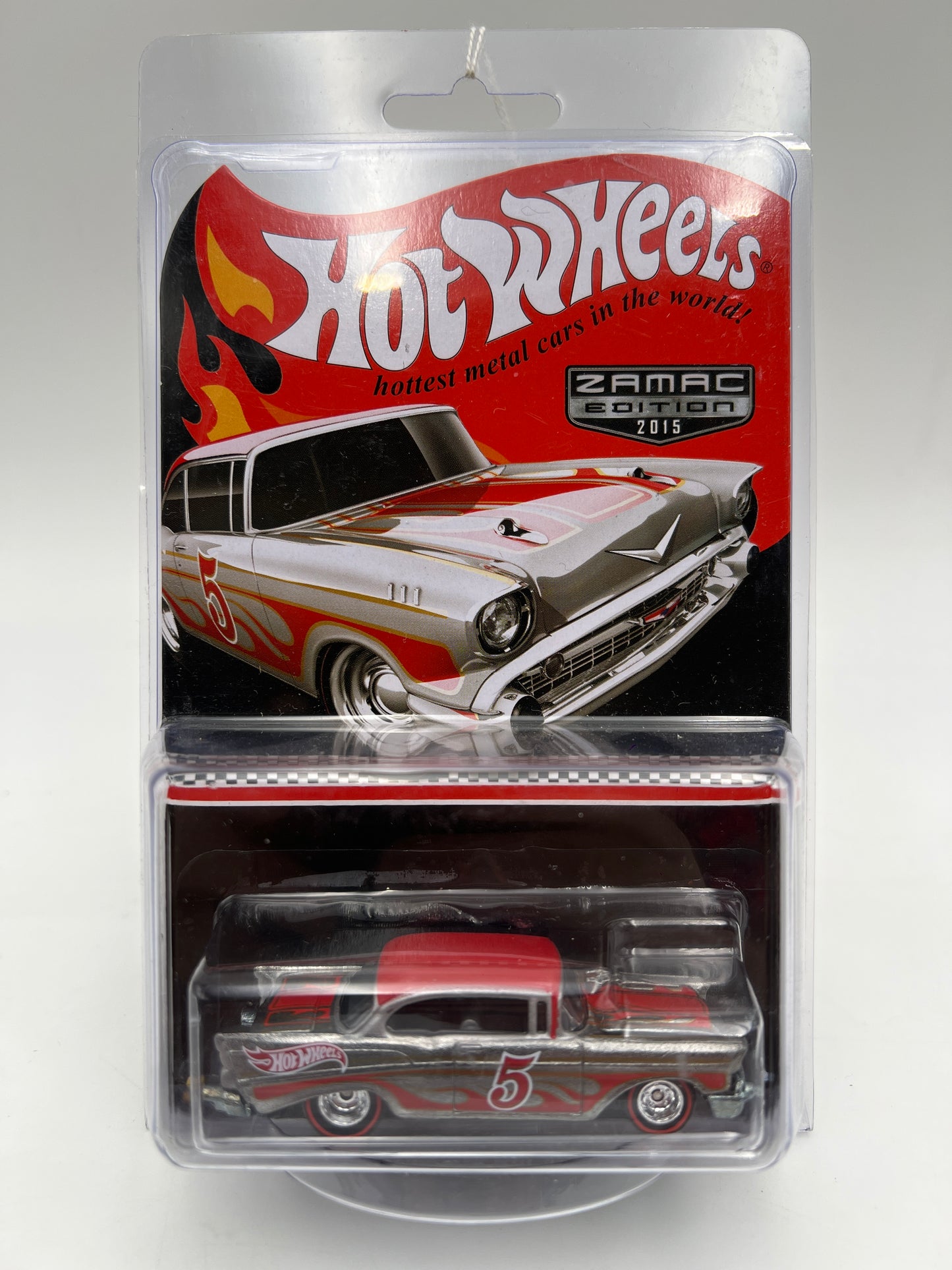 2015 Hot Wheels RLC Mail In Zamac Edition #5 57 Chevy Bel Air W/Protector