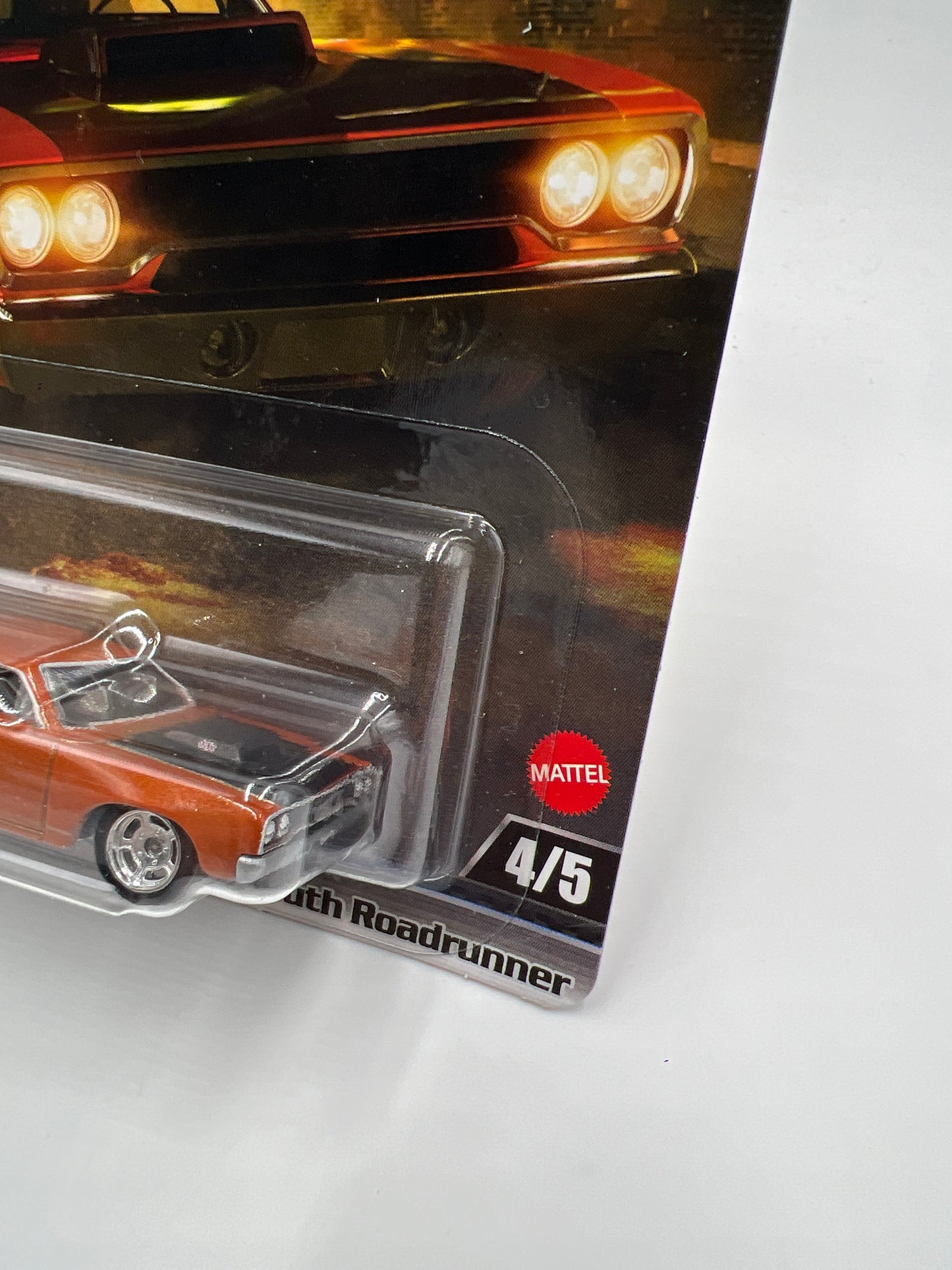 2025 Hot Wheels Premium Fast & Furious #4 1970 Custom Plymouth Roadrunner Orange 246E
