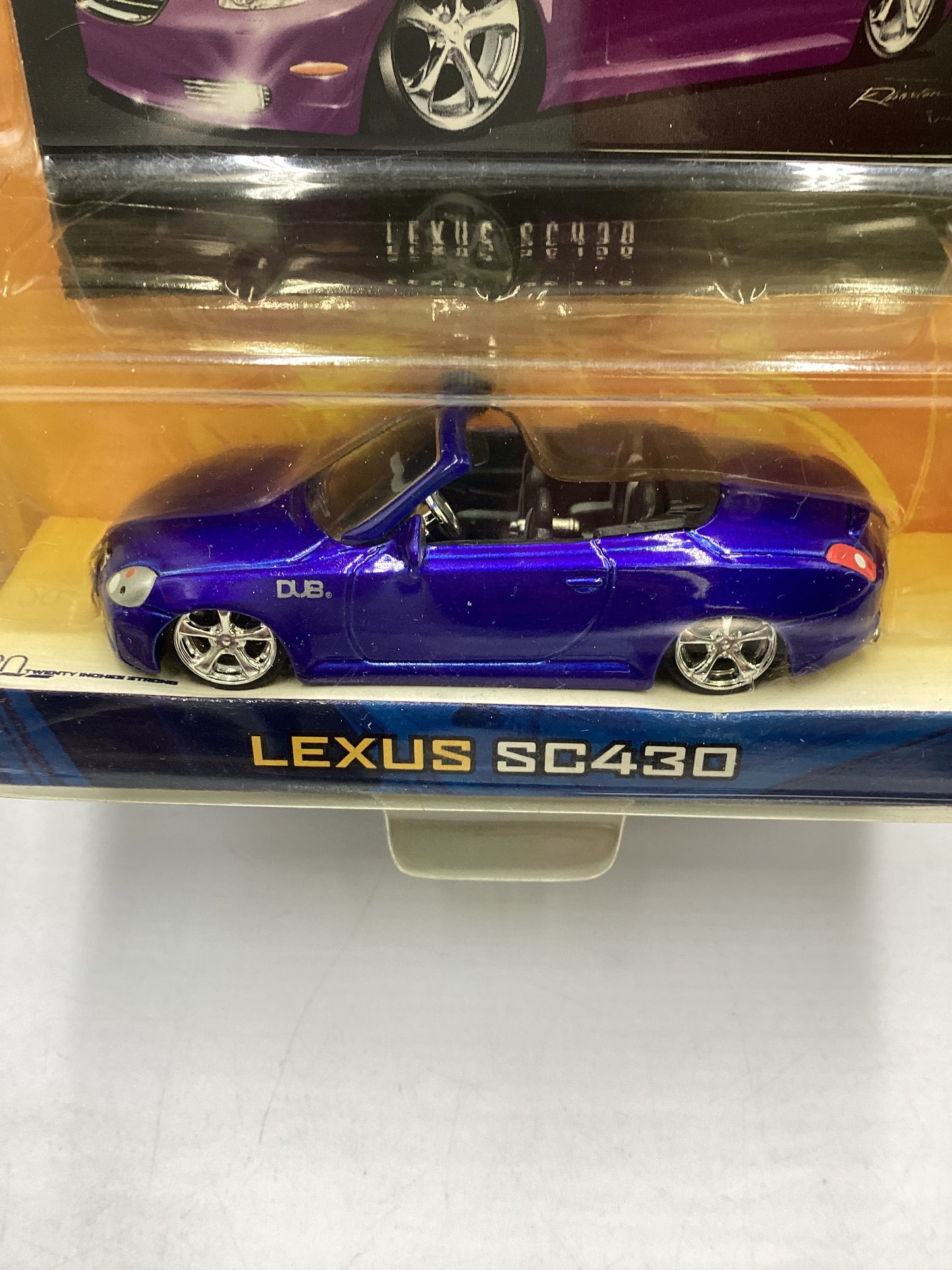 Jada Toys Dub City #054 Lexus SC430 Blue 221B