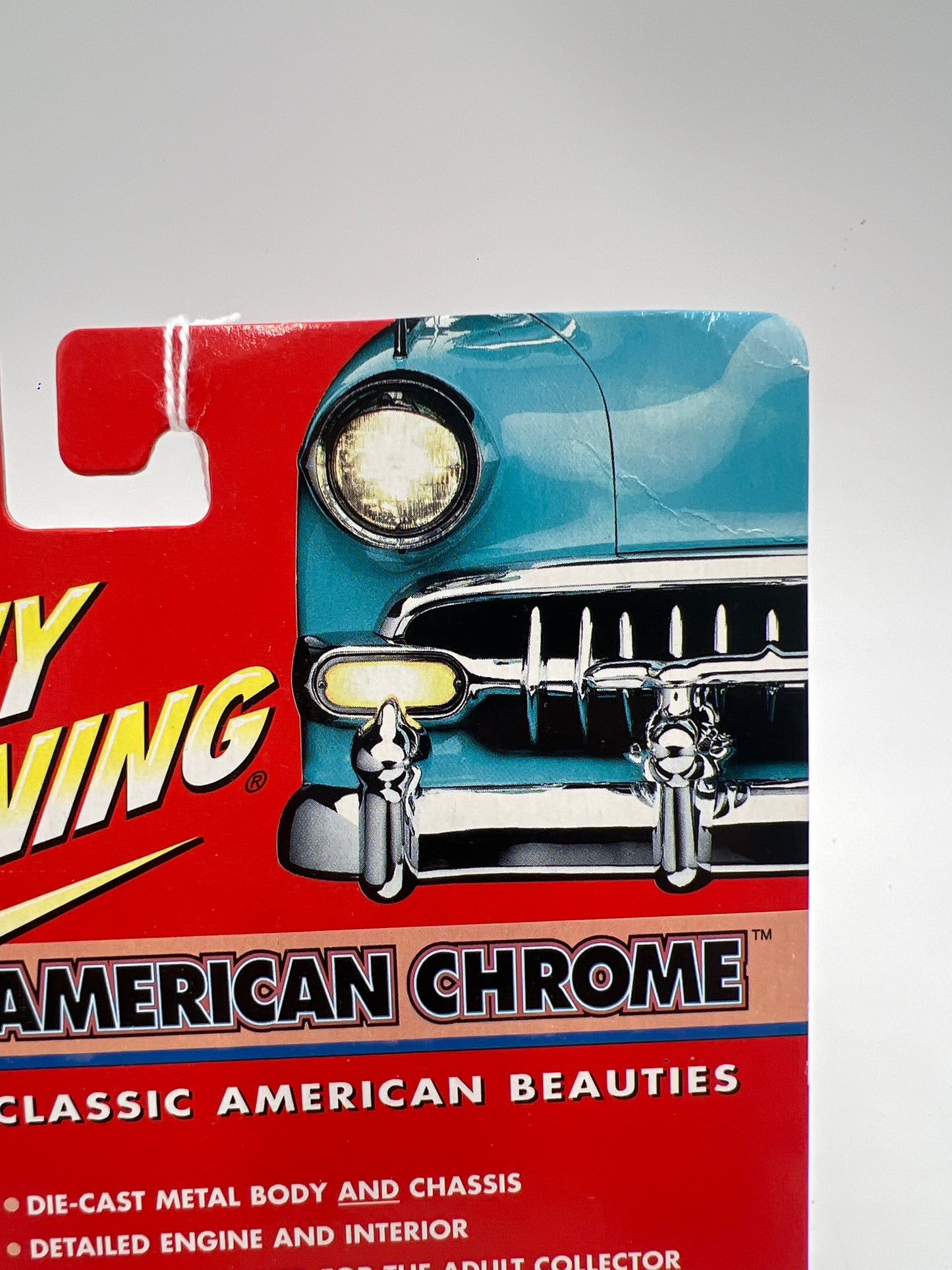 Johnny Lightning American Chrome 1955 Ford Crown Victoria Black/Yellow 220C