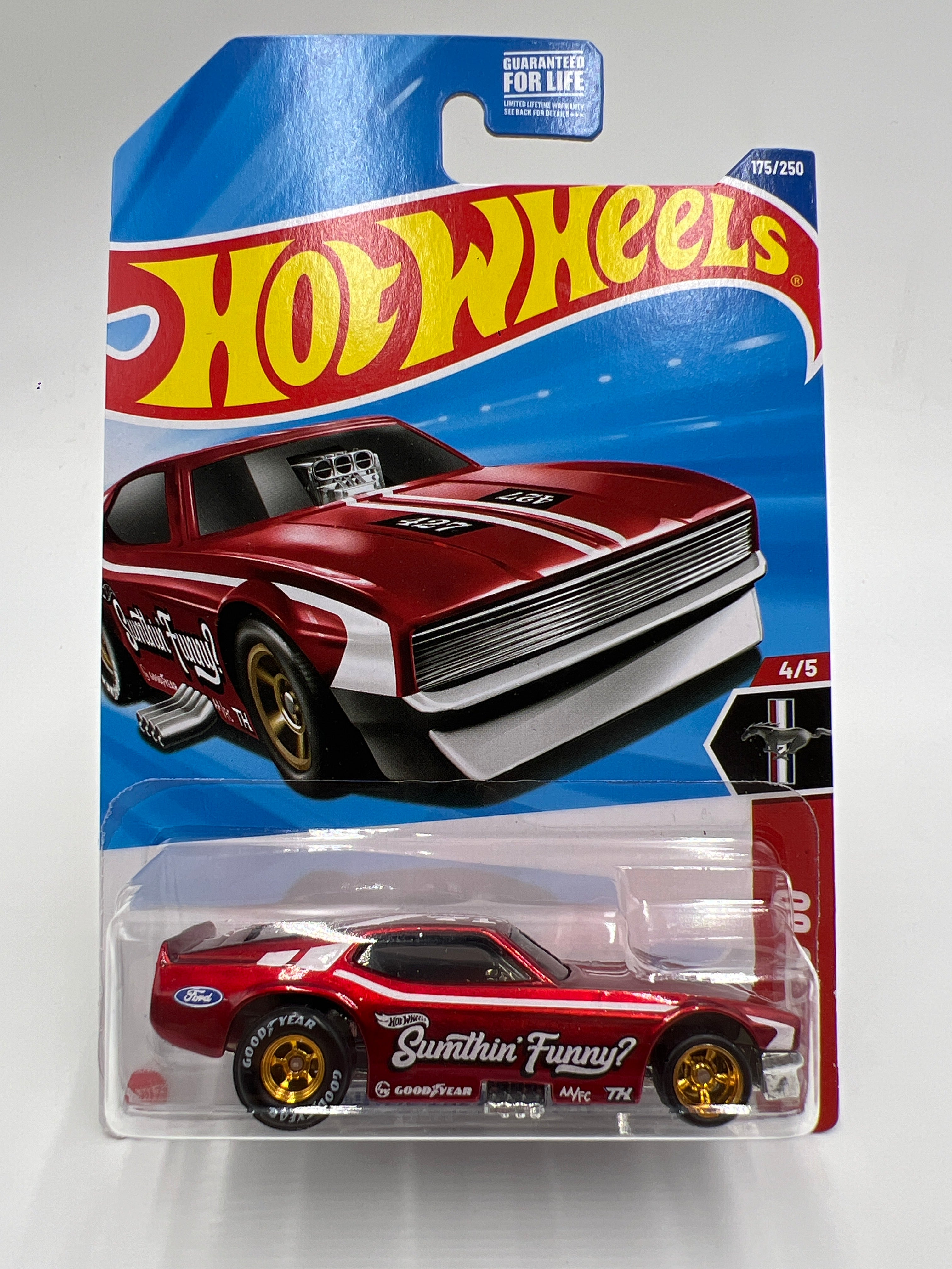 2025 Hot Wheels H Case Super Treasure Hunt #175 71 Mustang Funny