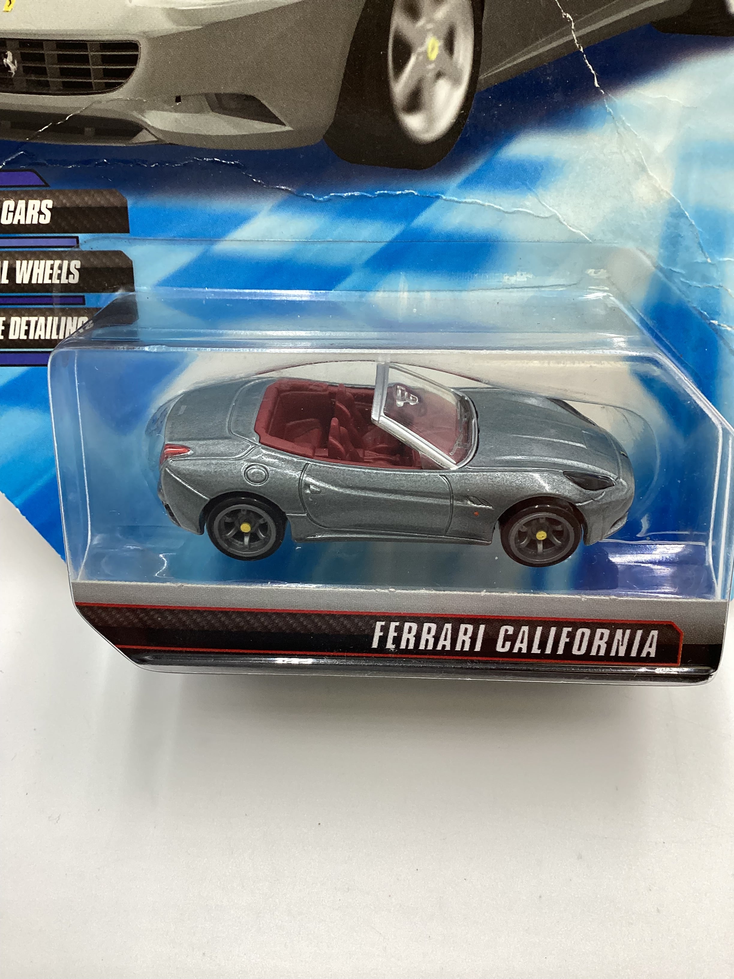 Hot wheels Speed Machines Ferrari California Gray *Bad Card