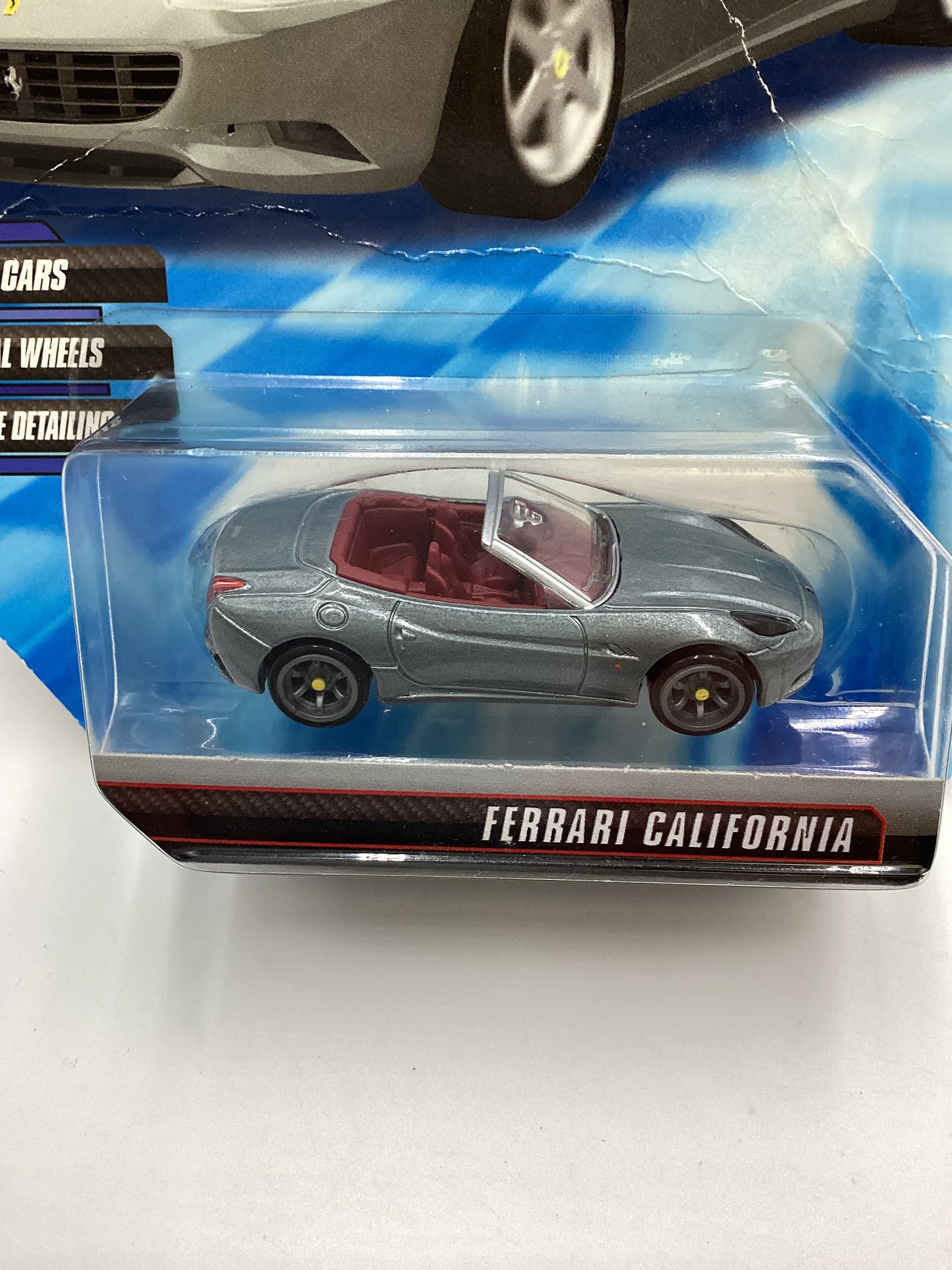 Hot wheels Speed Machines Ferrari California Gray *Bad Card*