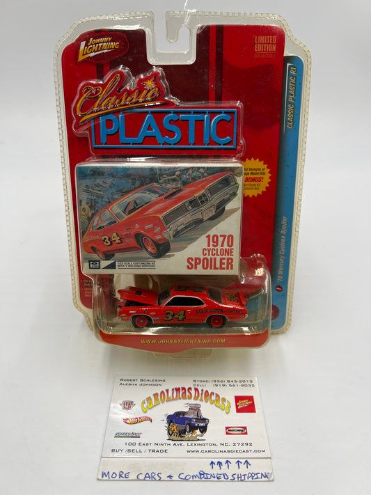 Johnny Lightning Classic Plastic R1 #1 70 Mercury Cyclone Spoiler Red 232C