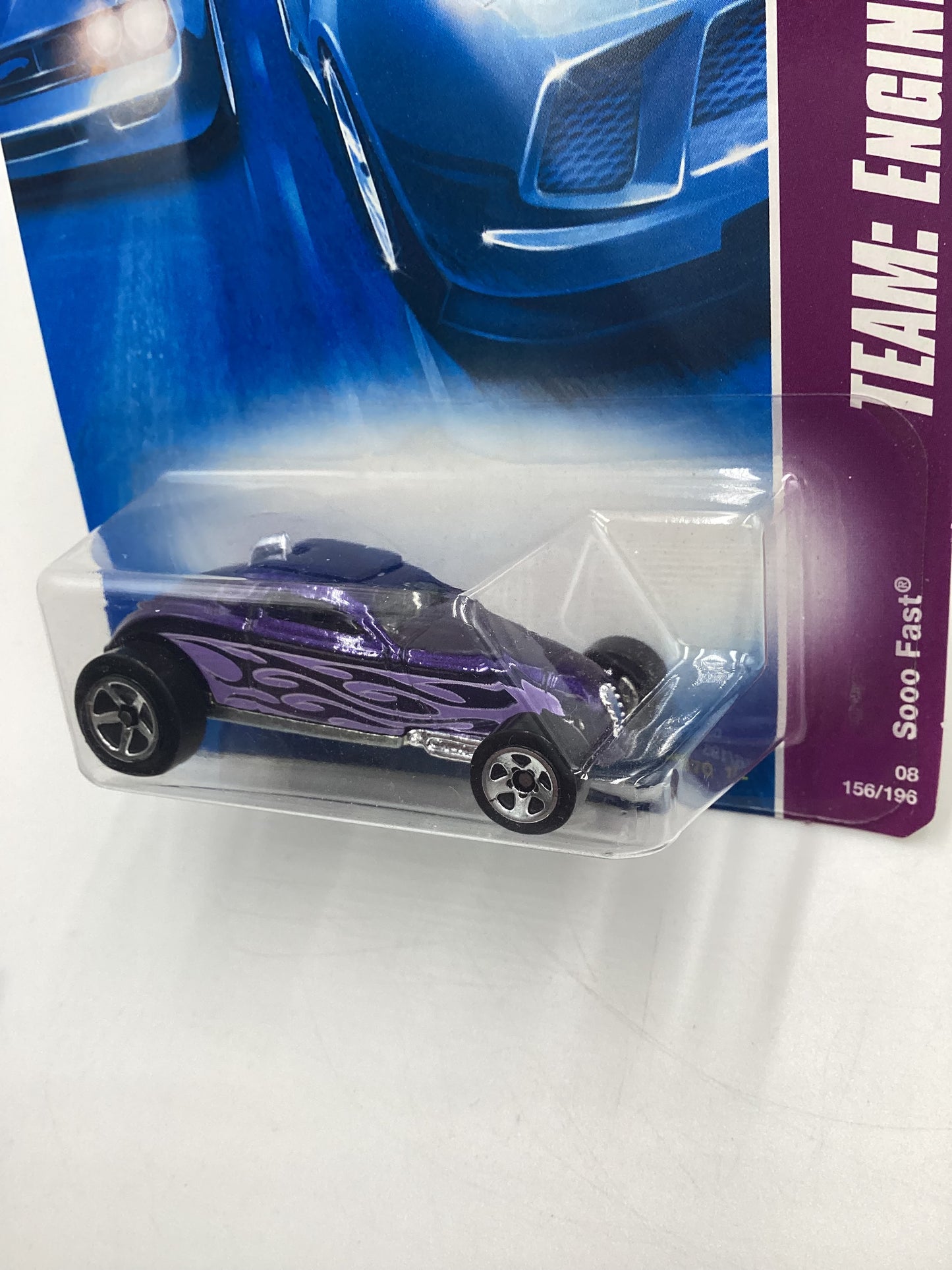 2008 Hot Wheels HW Team: Engine Revealers #156 Soooo Fast Purple