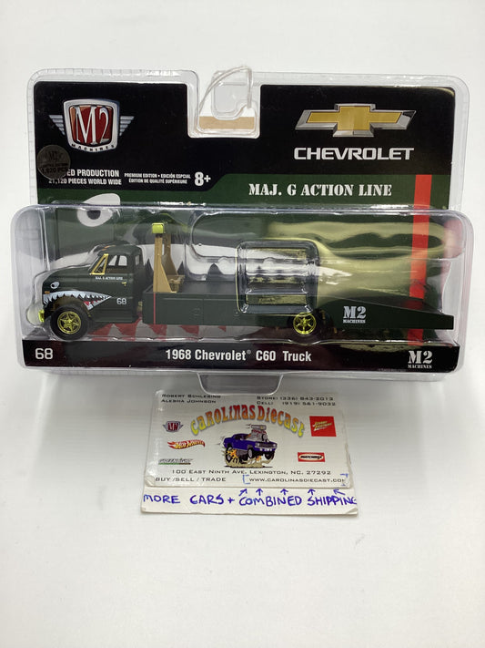 M2 Machines Maj G Action Line 1968 Chevrolet C60 Truck CHASE Green