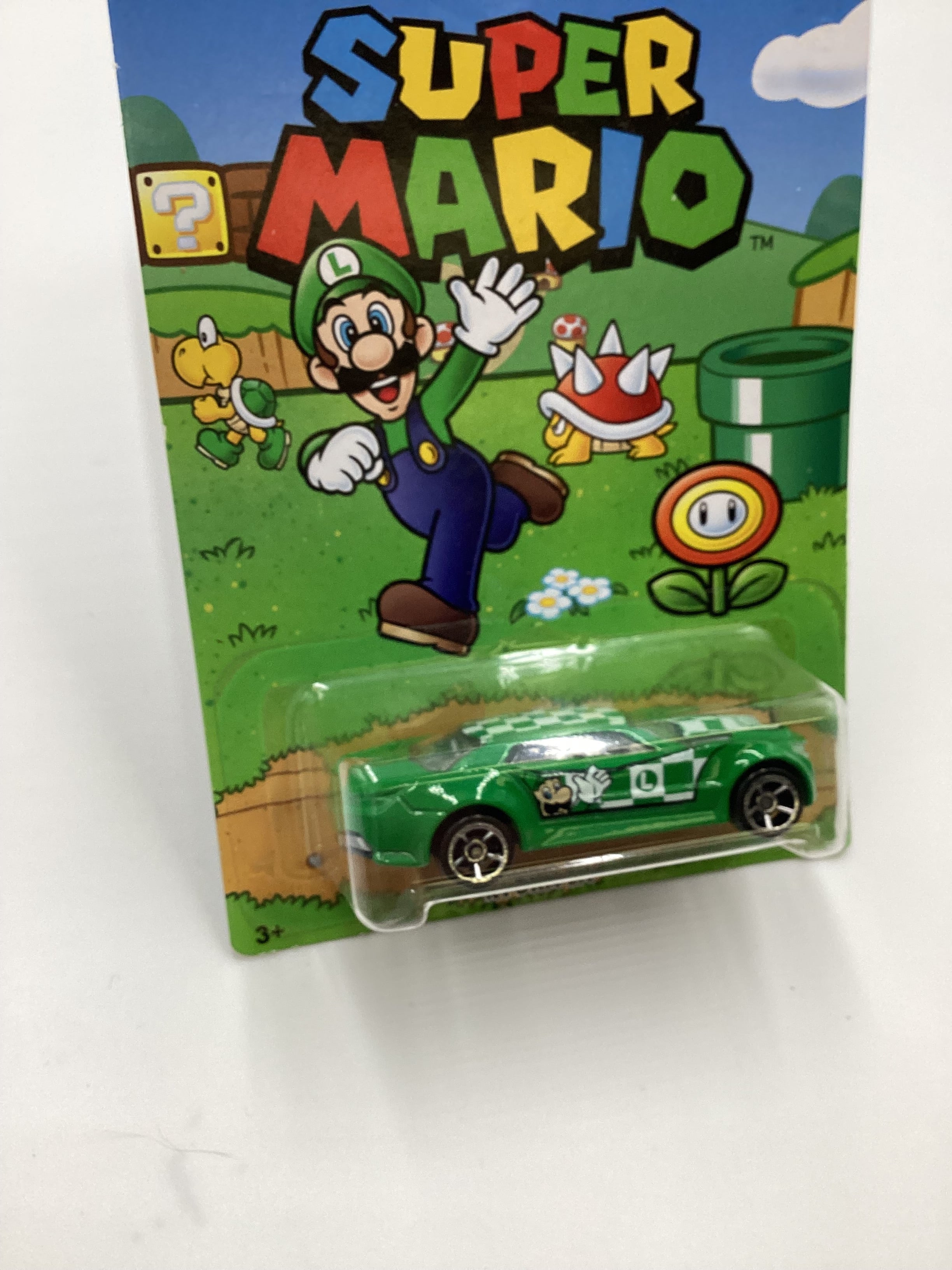 2016 Hot Wheels Super Mario #2 Ryura LX Green Luigi 157A