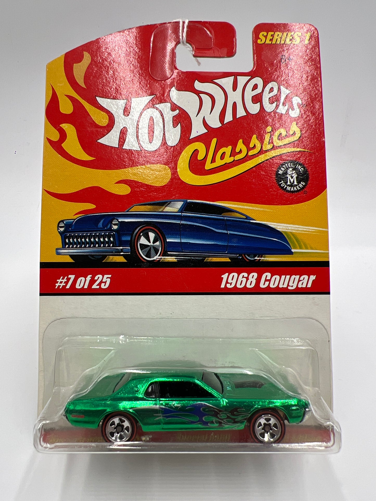 Hot Wheels Classics Series 1 #7 1968 Mercury Cougar Green