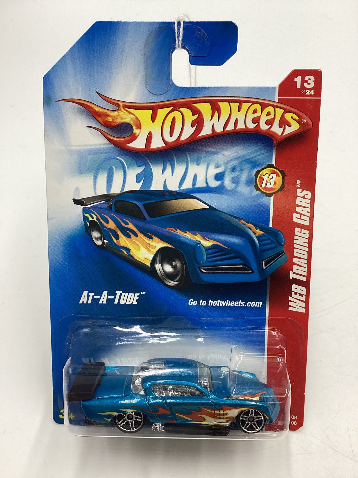 2008 Hot Wheels Web Trading Cars #89 At-A-Tude Blue EE3