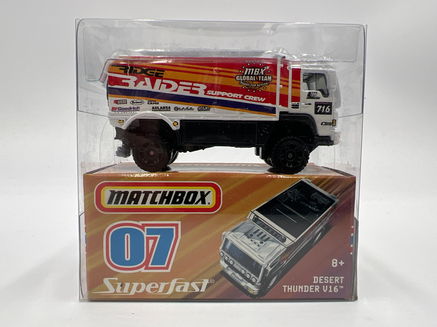Matchbox Superfast #7 Desert Thunder V16 White